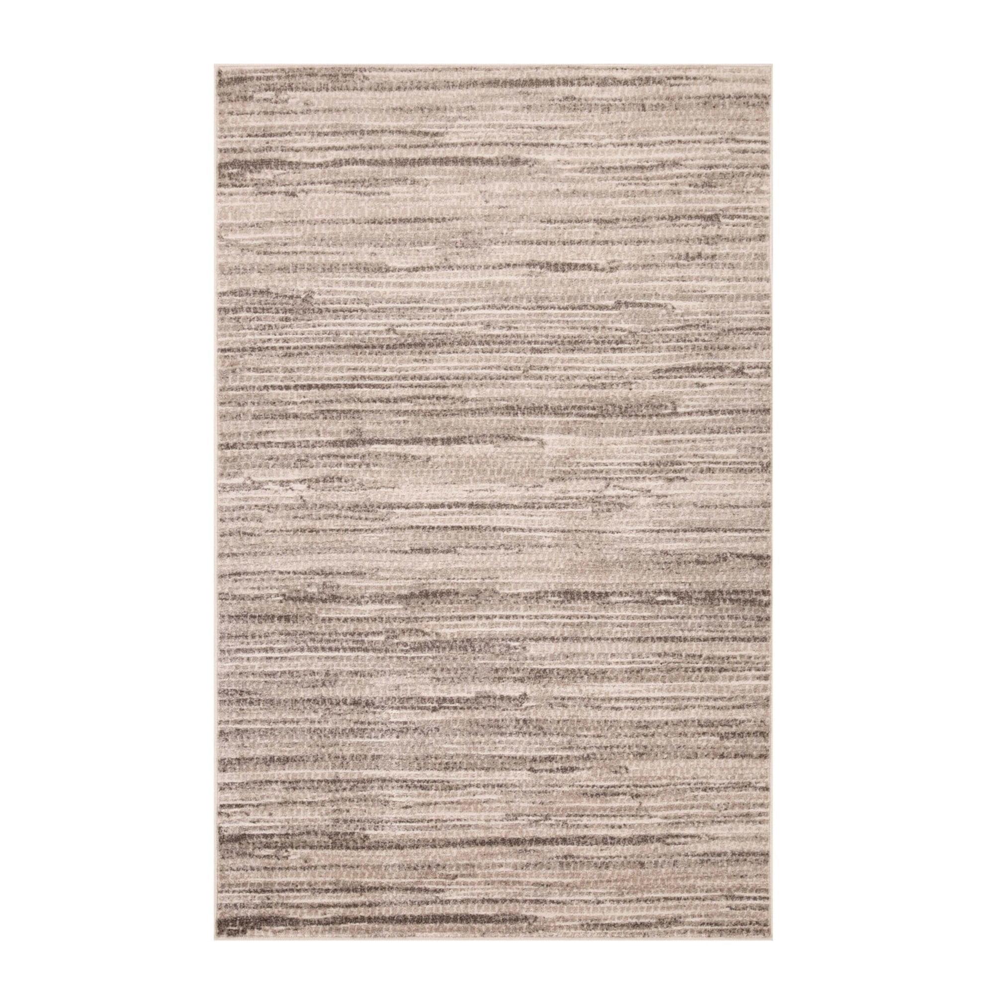 Modern Abstract Area Rug in Gray