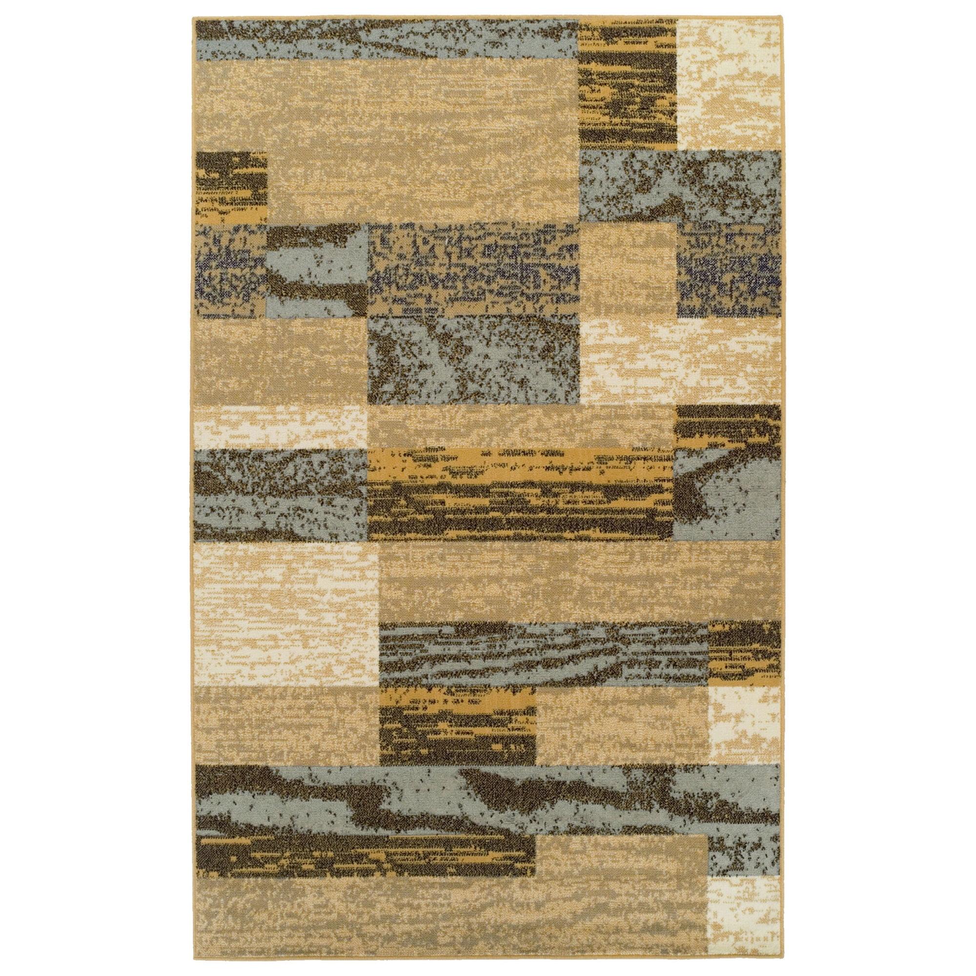 Superior Rockwood Geometric Indoor Area Rug, 8' x 10', Light Blue-Beige