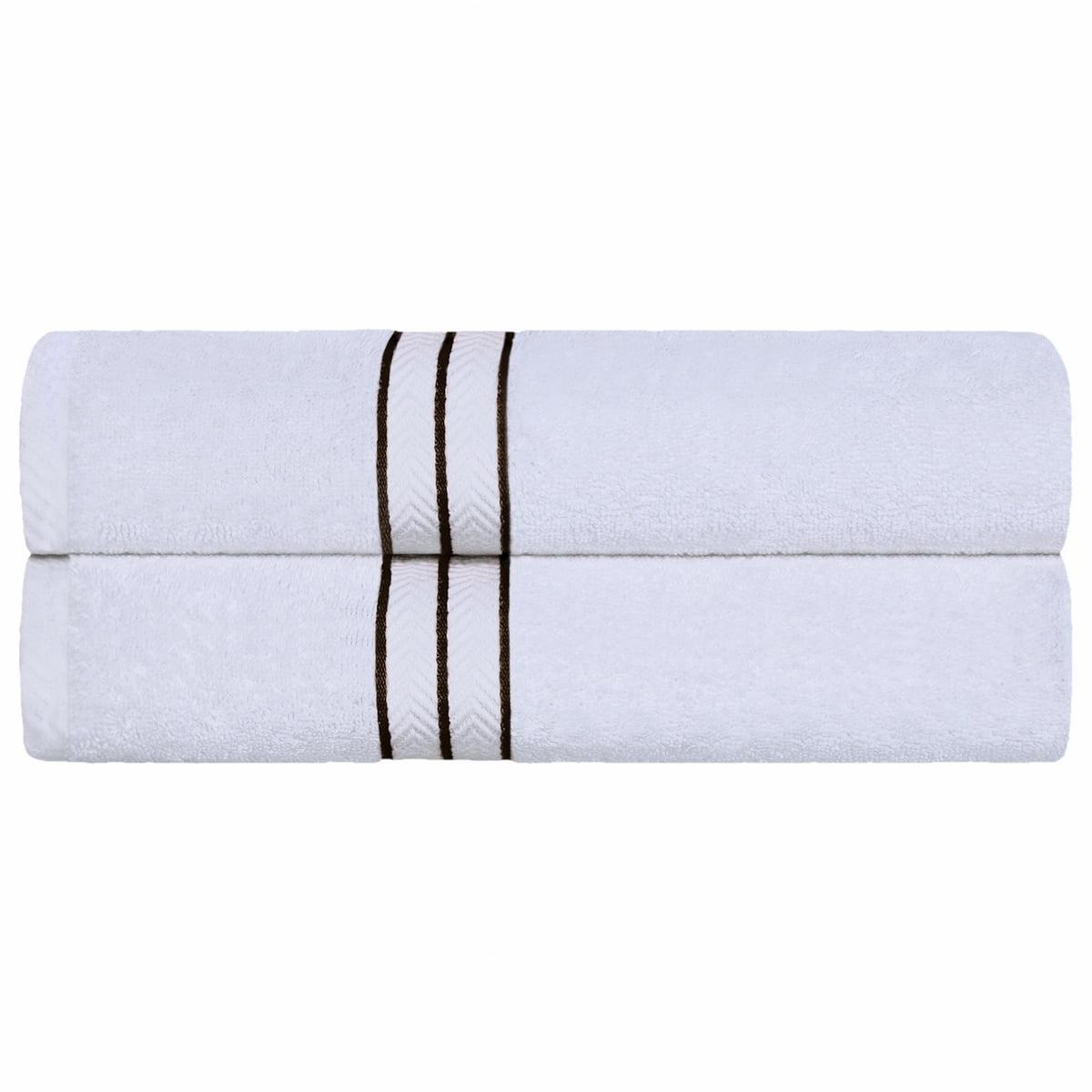 Superior Turkish Cotton Ultra-Plush 2-Piece Chocolate Bath Sheet Set