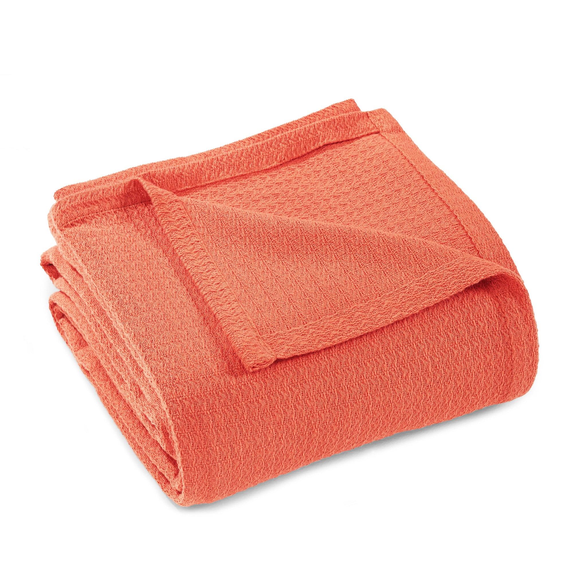 Superior Waffle Weave Honeycomb Knit Soft Textured All-Season Cotton Blanket