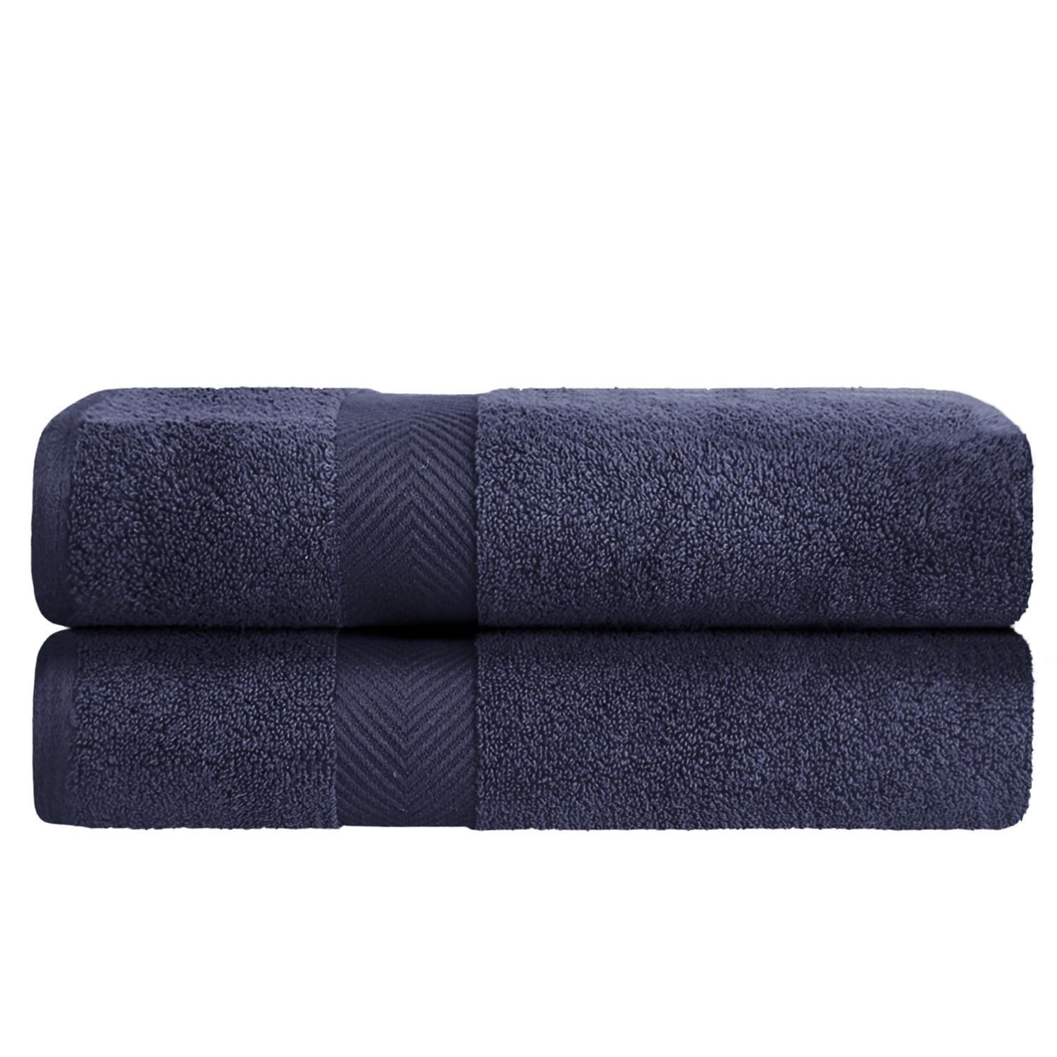 Oversized Midnight Egyptian Cotton Bath Towel Set