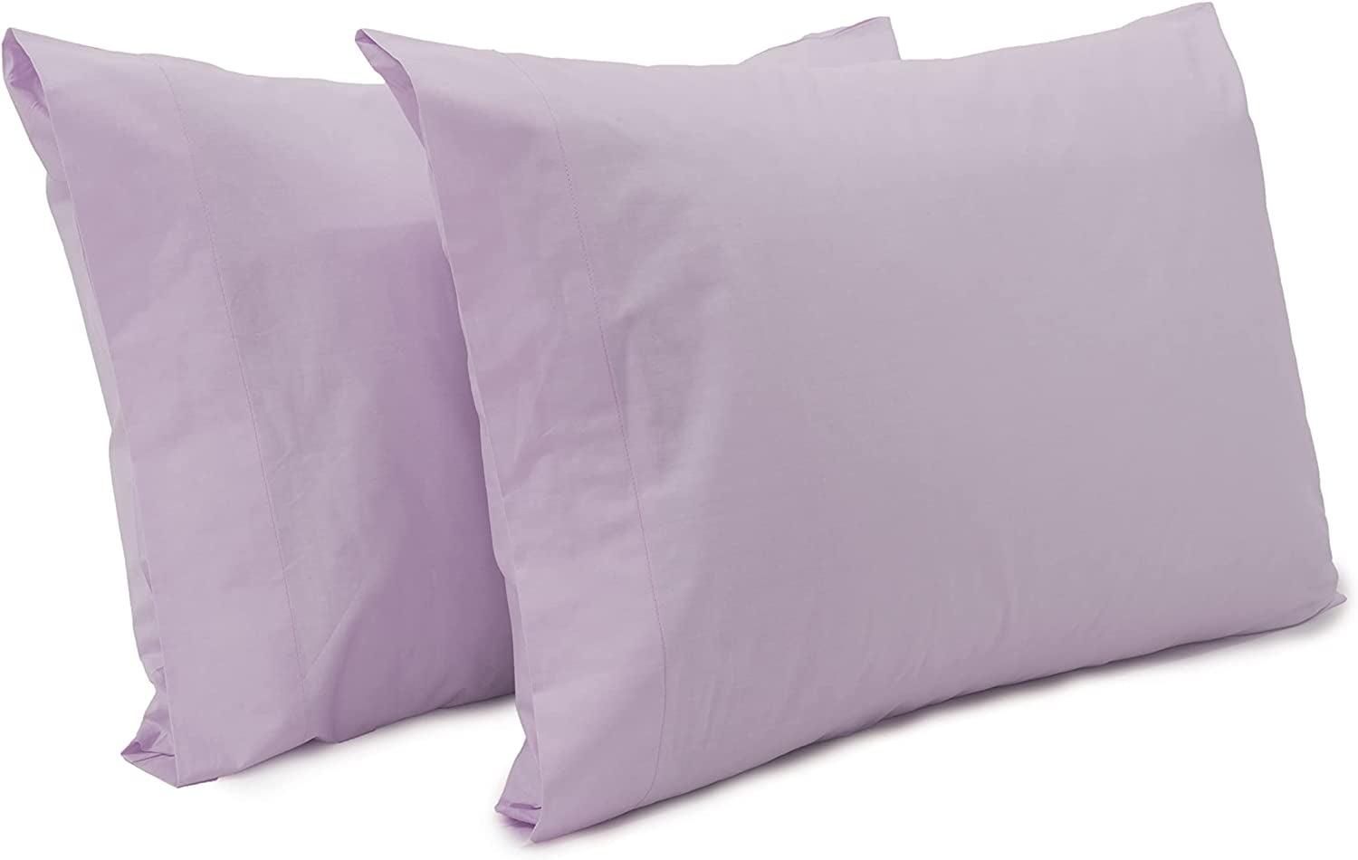 Superity Linen Queen Pillow Cases  - 2 Pack - 100% Premium Cotton - Open Enclosure