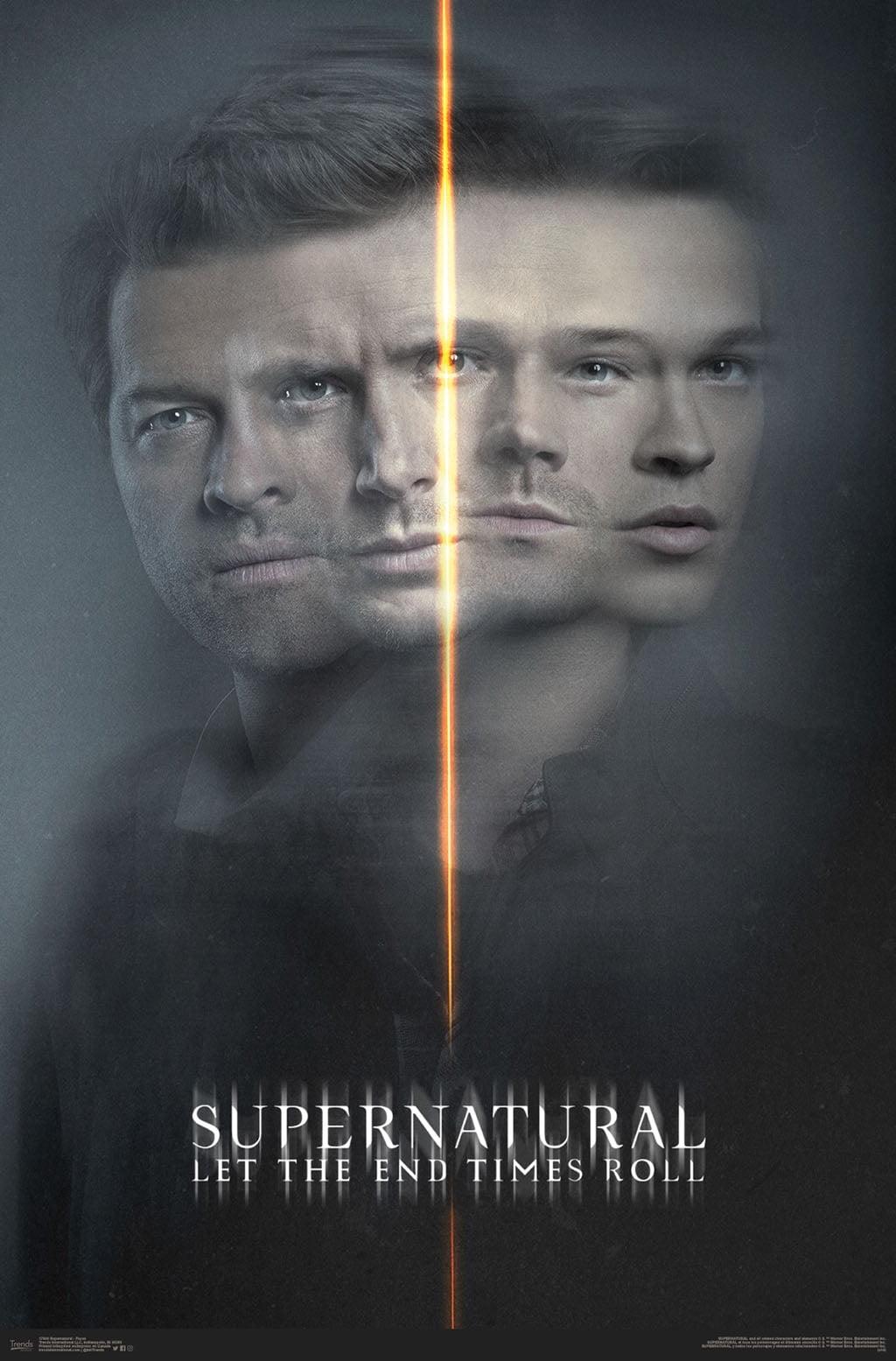 Supernatural Dual Faces Vertical Wall Poster, 22.375" x 34"