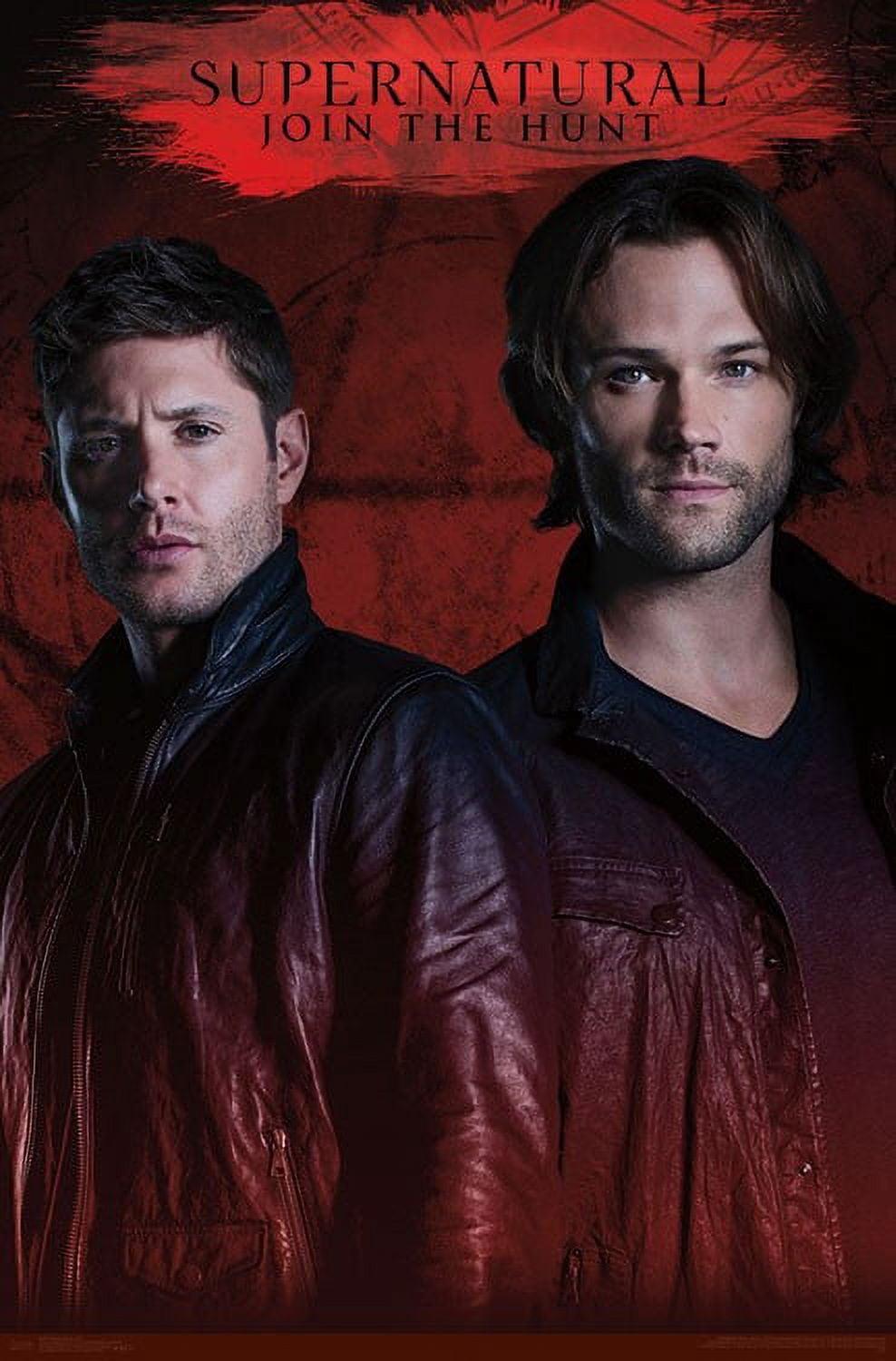 Supernatural Red Vertical Wall Poster for Kids