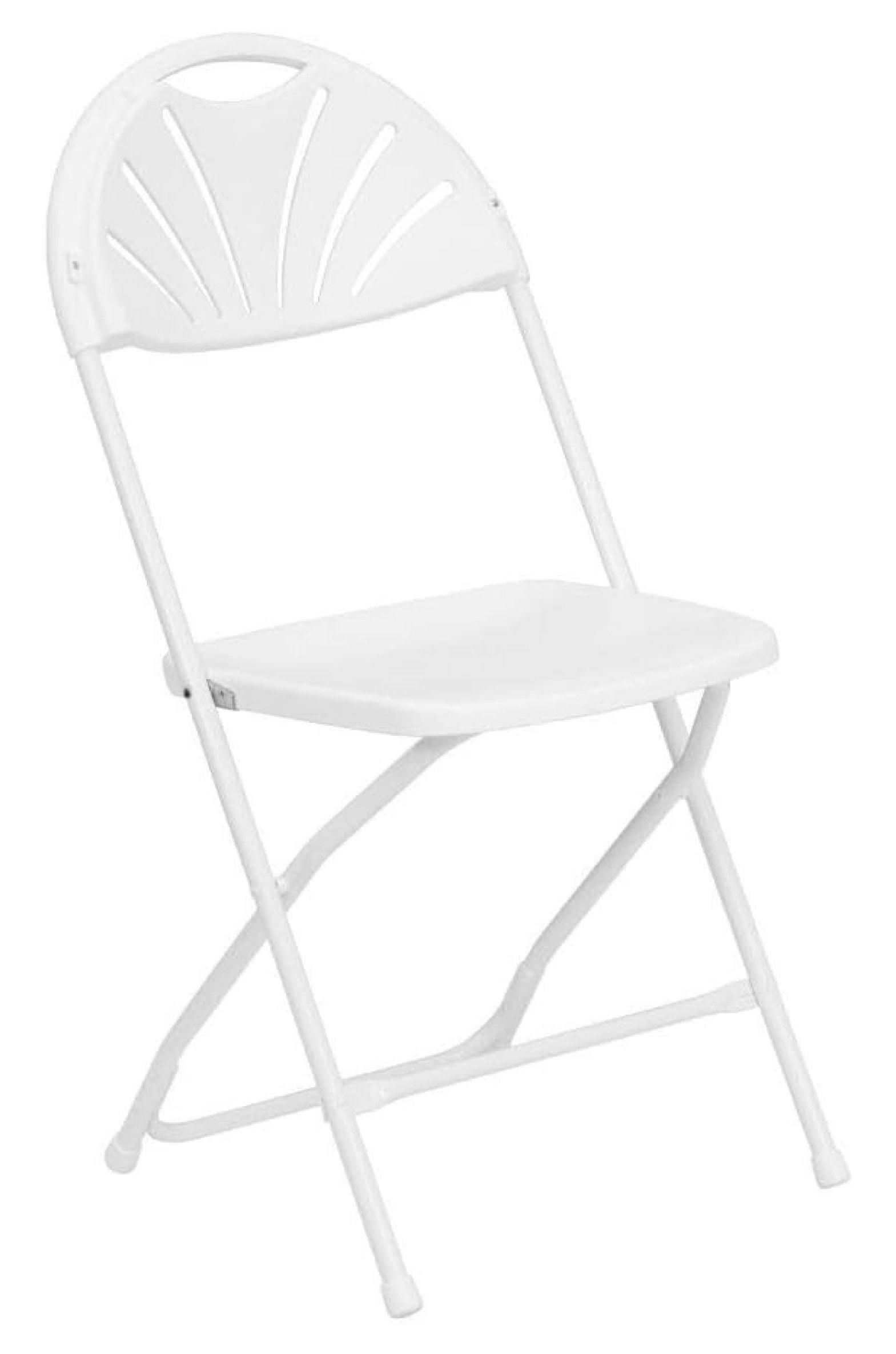 Flash Furniture 2 Pack HERCULES Series 650 lb. Capacity Plastic Fan Back Folding Chair