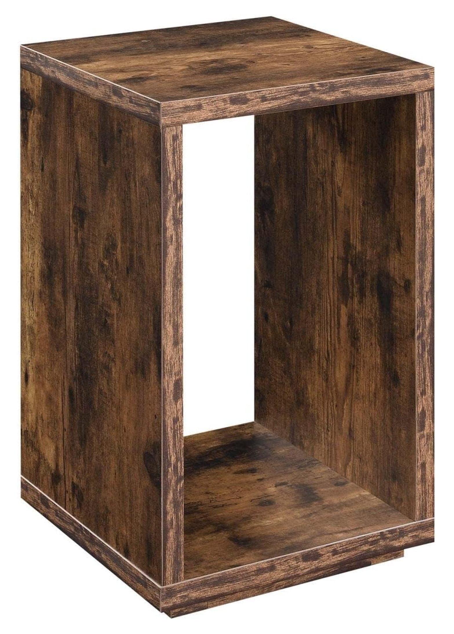 Convenience Concepts Northfield Admiral End Table with Shelf, Barnwood