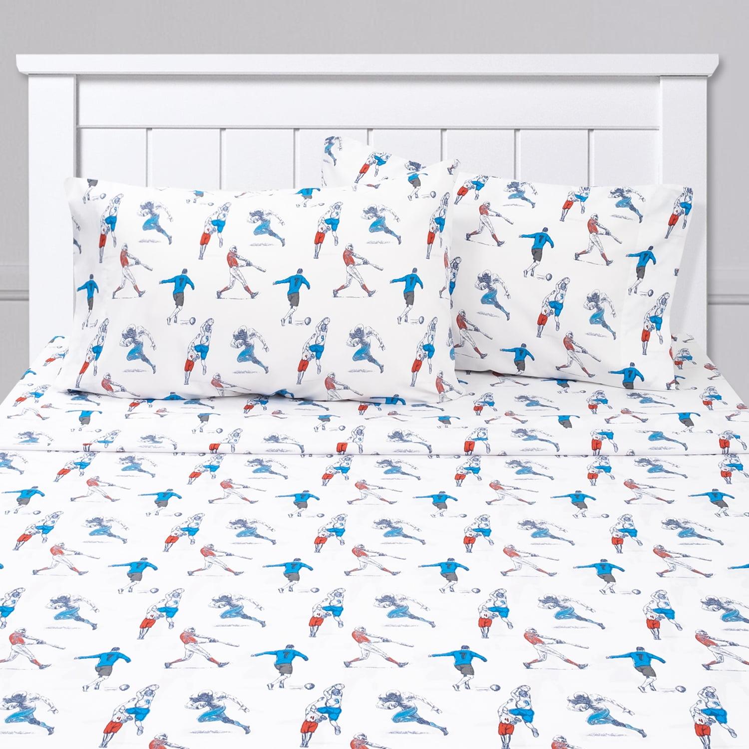 Sweet Home Collection Baseball Sports Kids Bed Sheet Set
