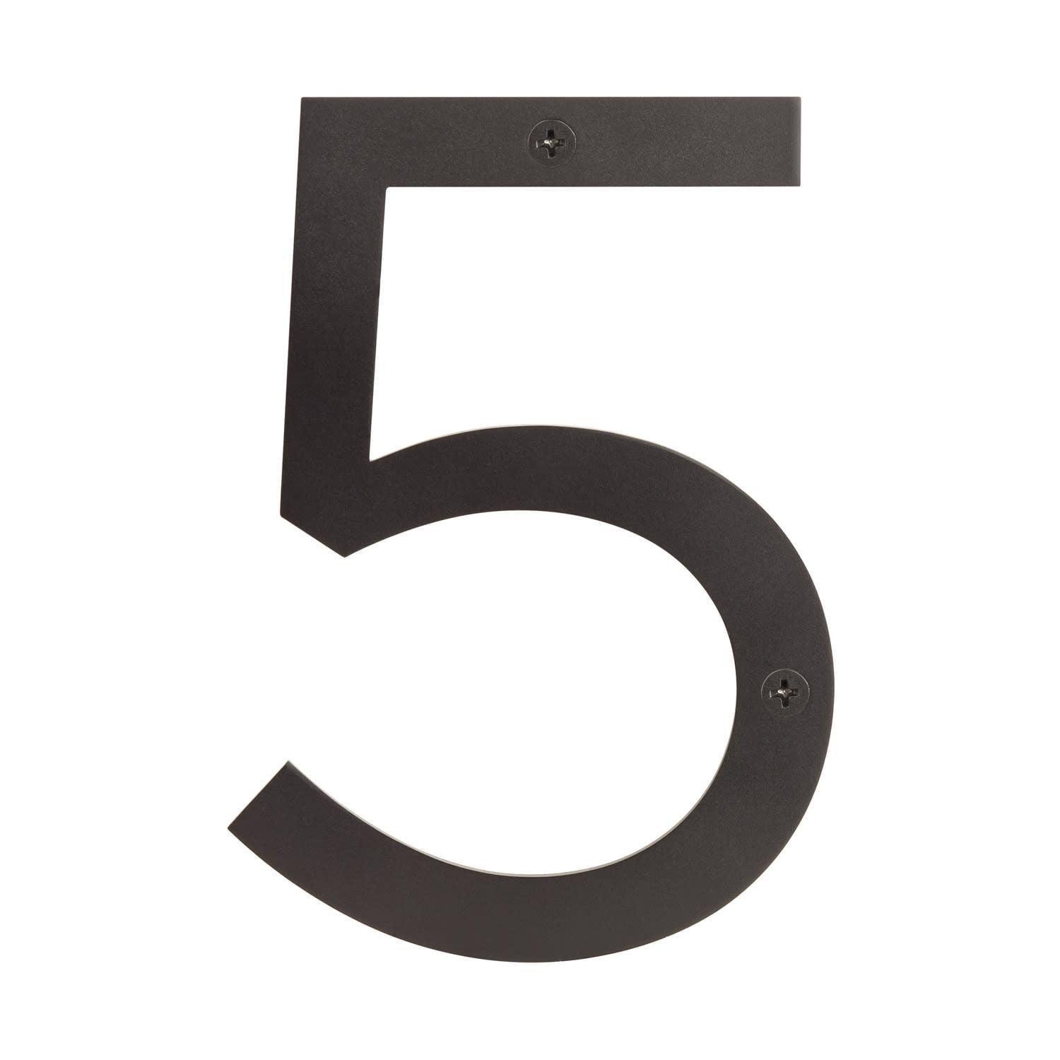 Sure-Loc Hardware Stainless Steel house number, 6"