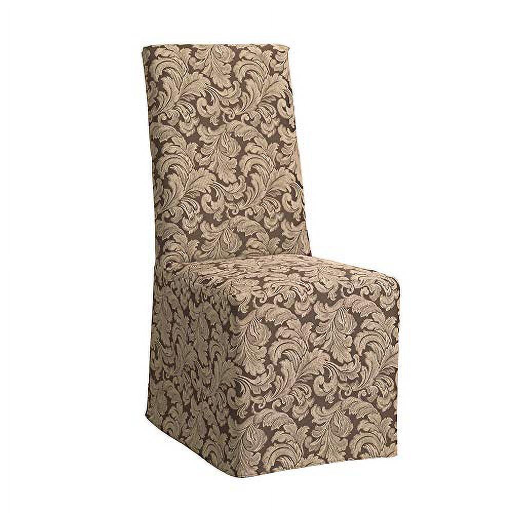 Scroll Classic Box Cushion Dining Chair Slipcover