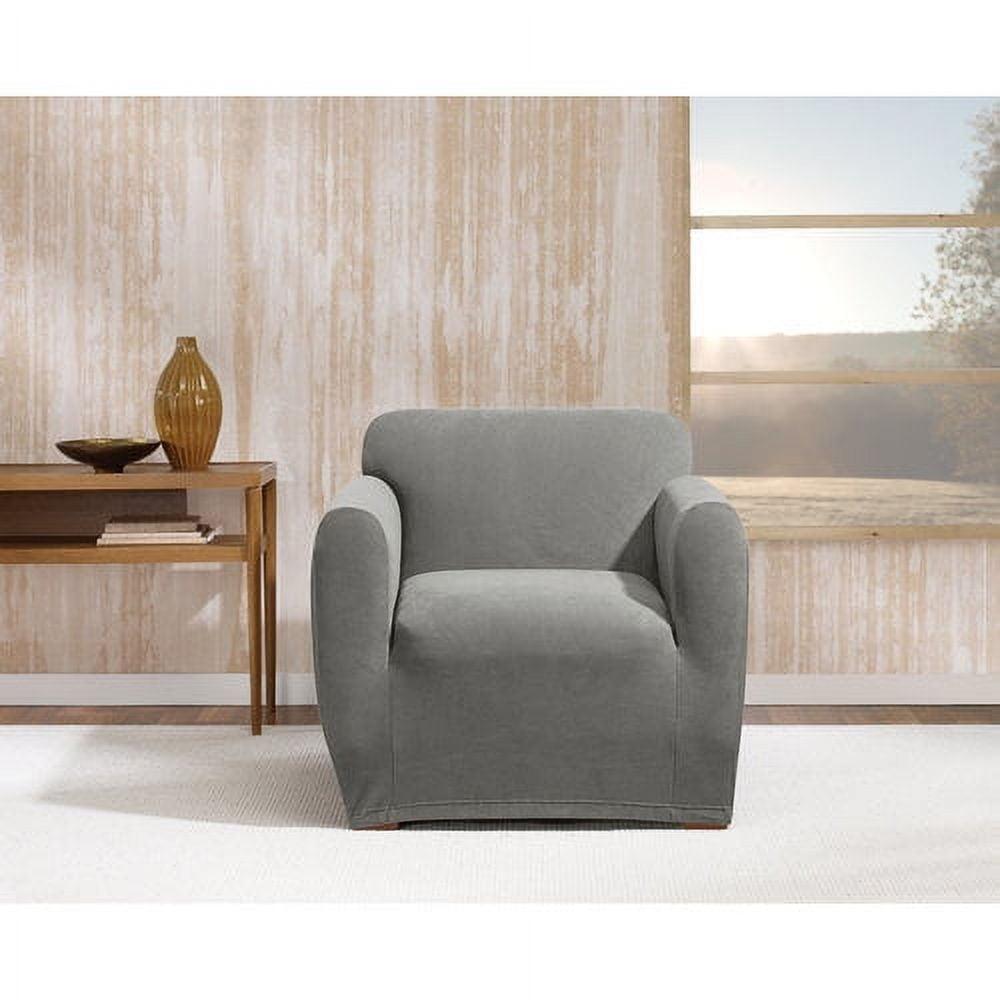 Stretch Morgan Box Cushion Armchair Slipcover