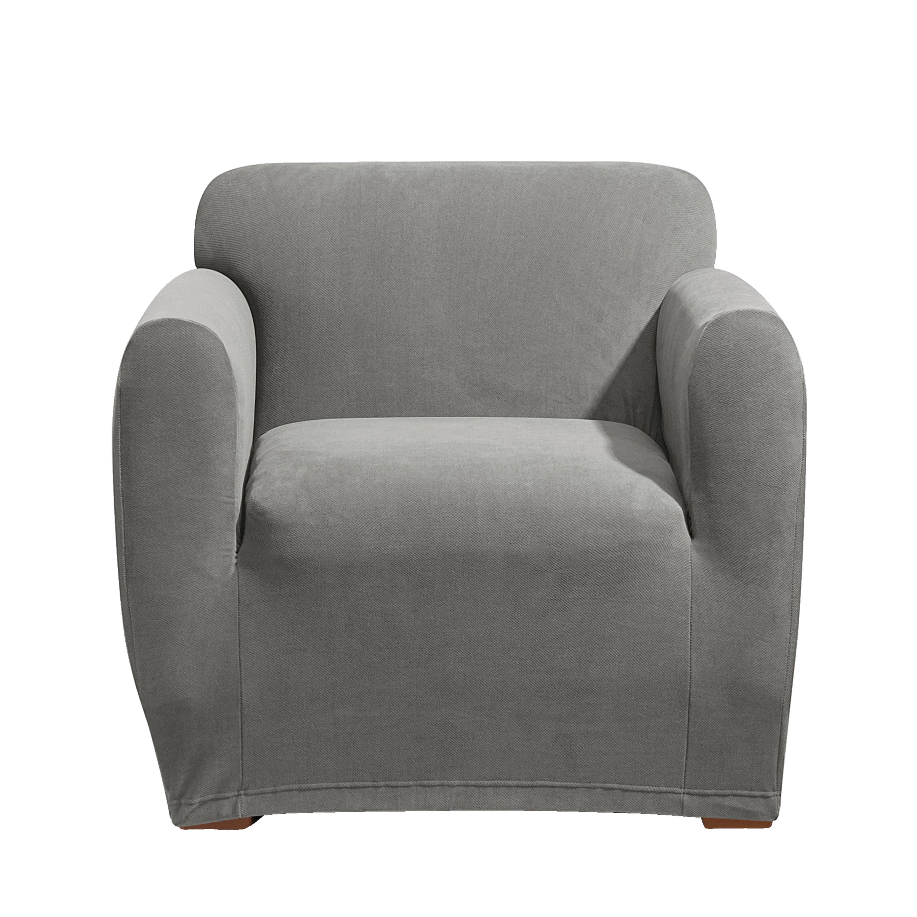 Stretch Morgan Box Cushion Armchair Slipcover