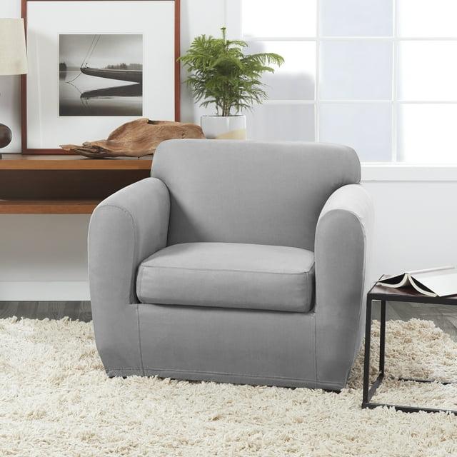 Sure Fit Box Cushion Armchair Slipcover