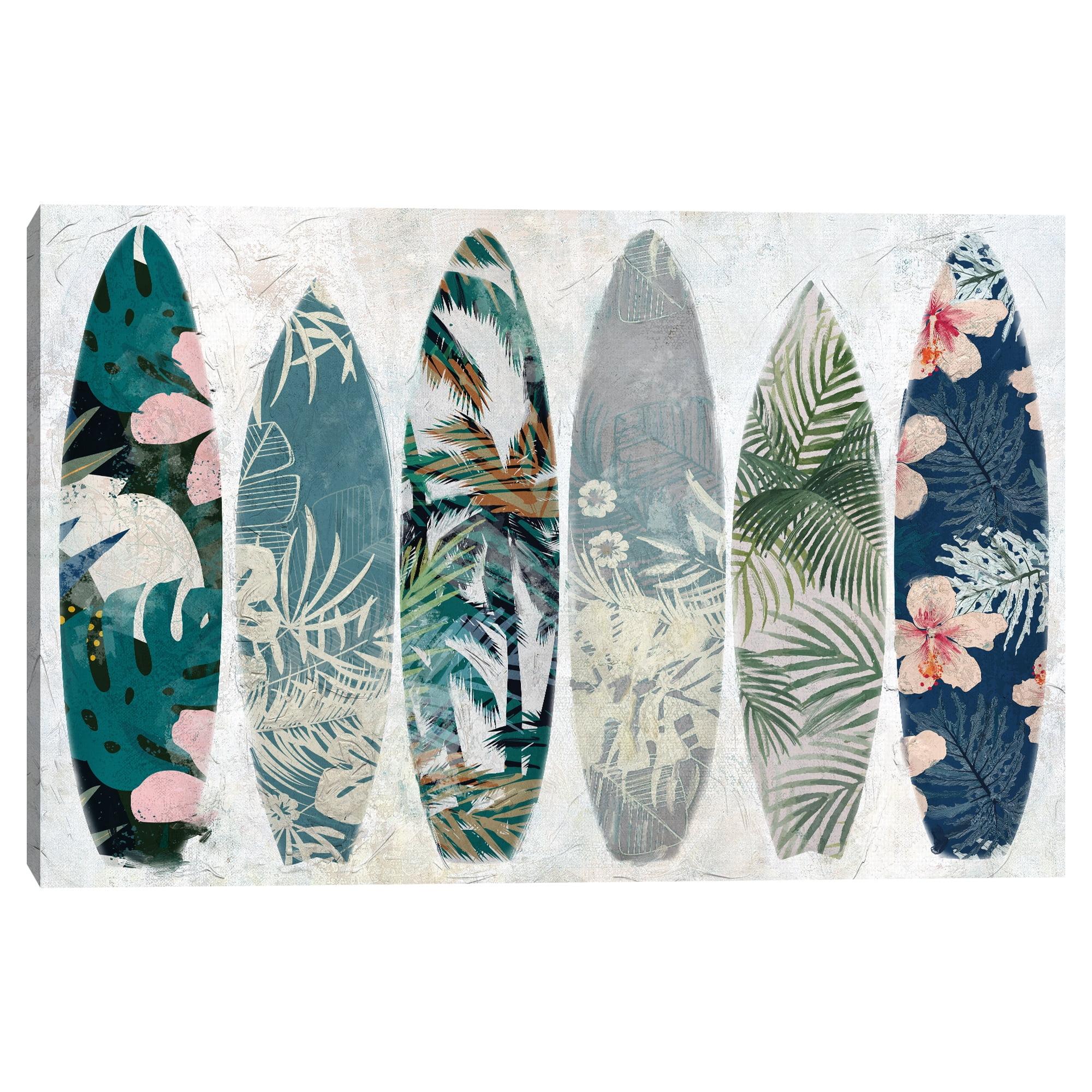Surf Patterns by Studio Arts Canvas Art Print