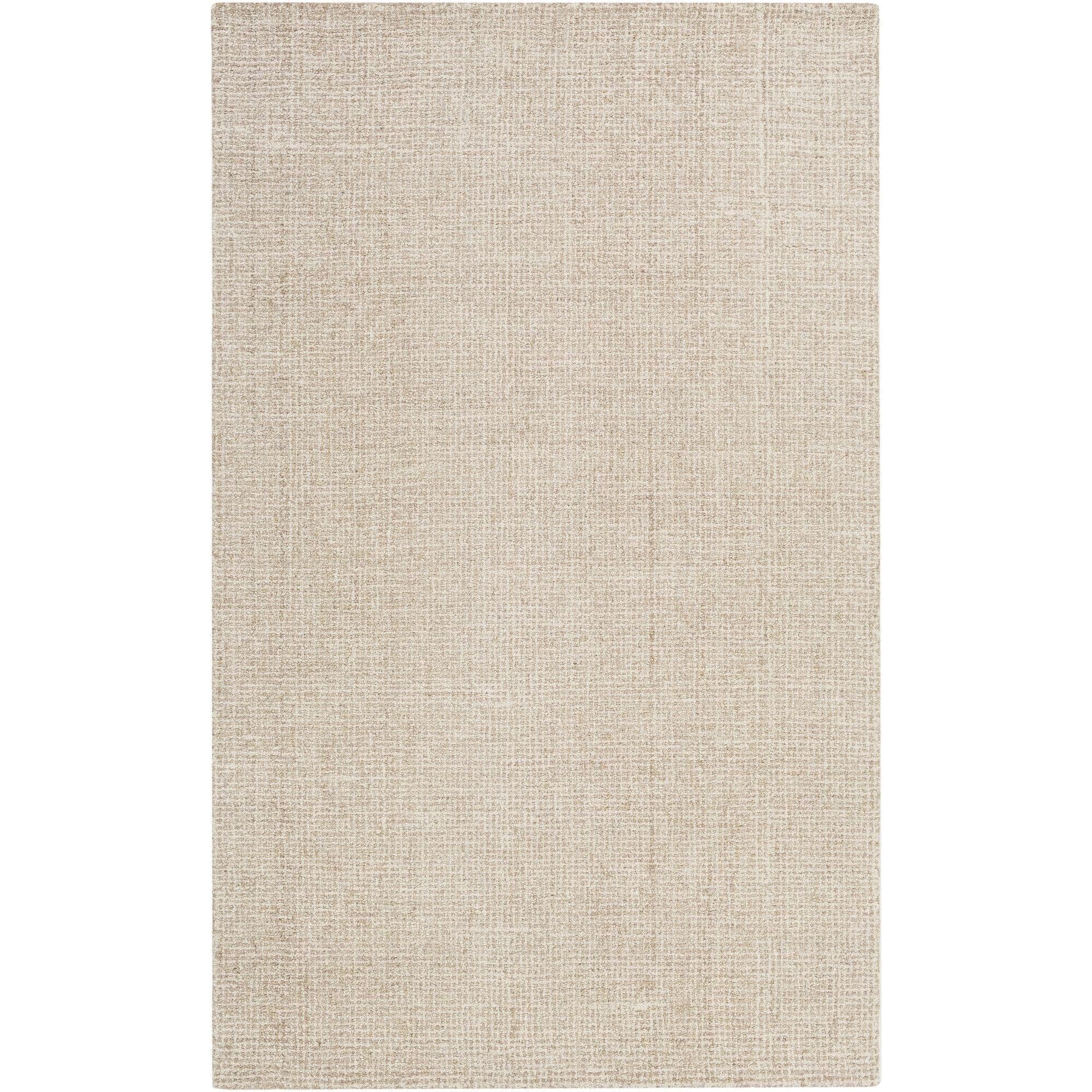 Aiden Cream Tufted Wool and Synthetic 2' x 3' Area Rug