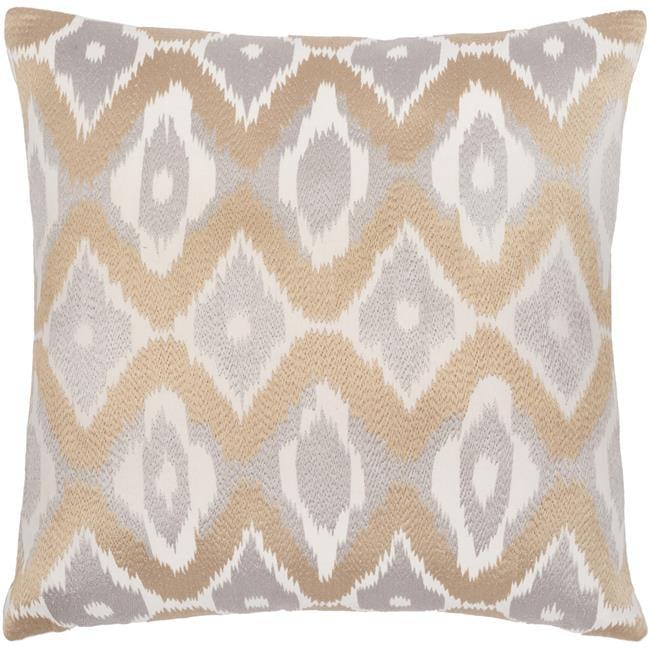 Livabliss Embroidered Cotton Throw Pillow