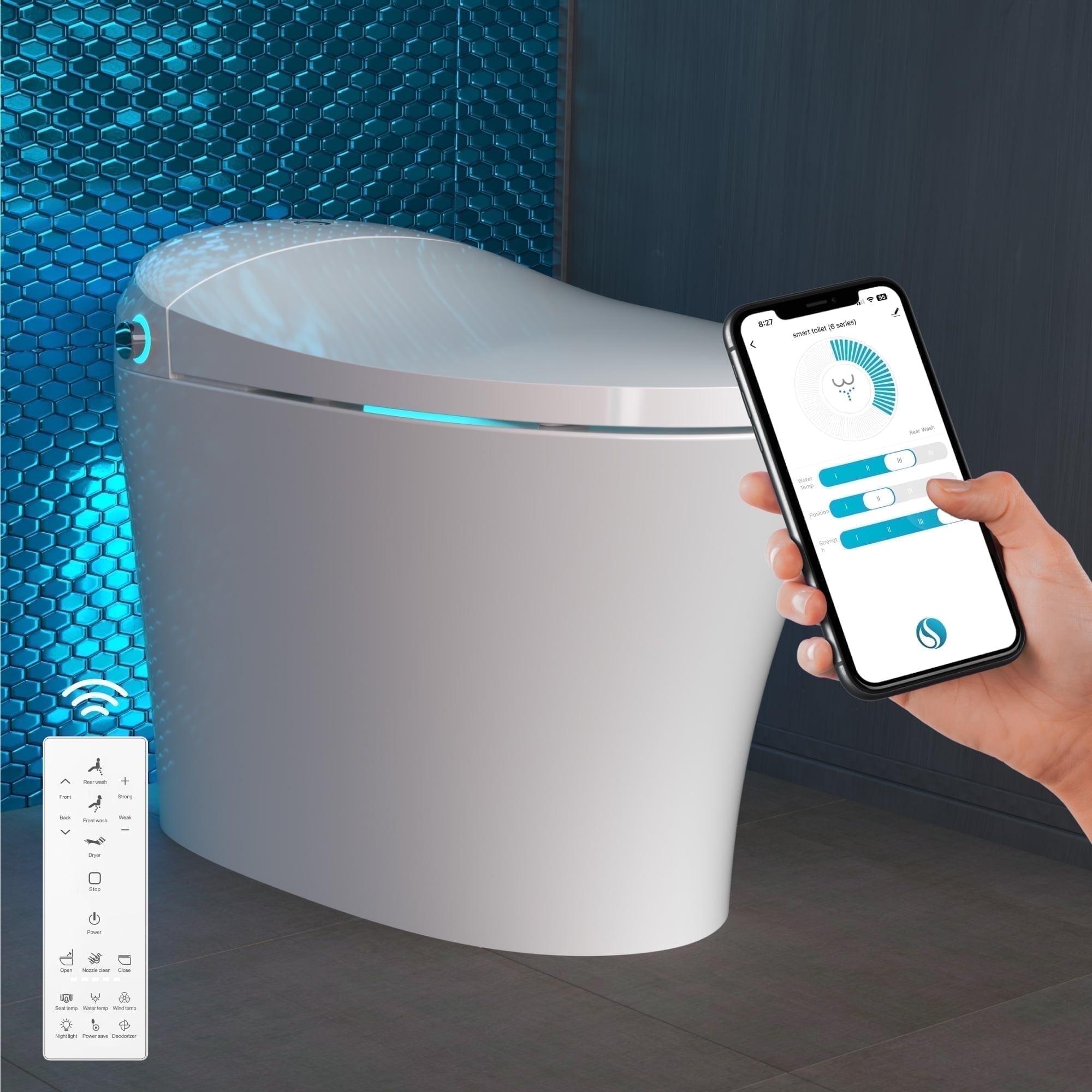 Swan S Pro Smart Bidet Toilet – Heated Seat, Auto Flush, Remote Control, Self-Cleaning Nozzle