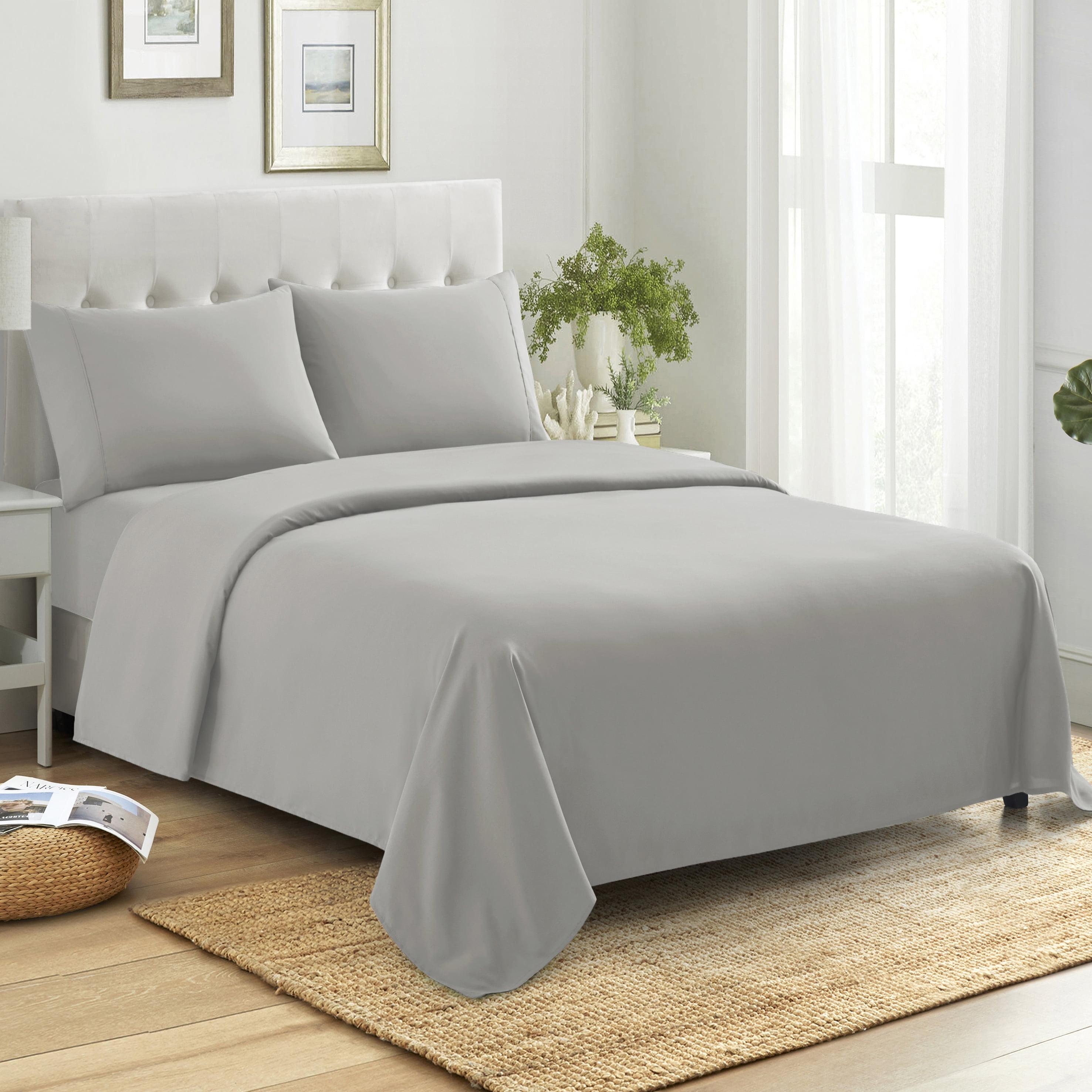 4 Piece 100% Cotton 400 Thread Count Sheet Set by Sweet Home Collection®