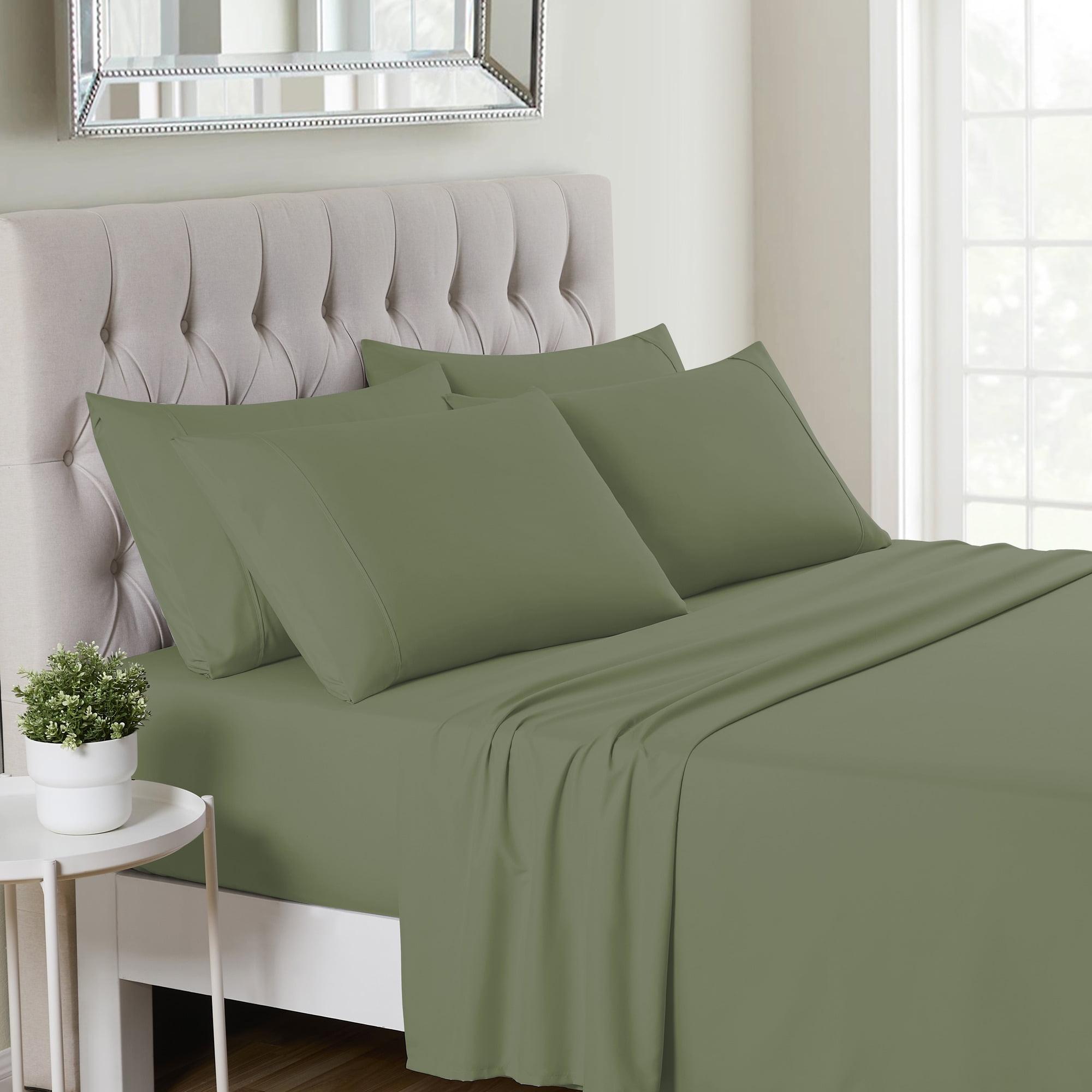 6 Piece Sheet Set, Deluxe Ultra Soft 1500 Series, Double Brushed Microfiber by Sweet Home Collection®