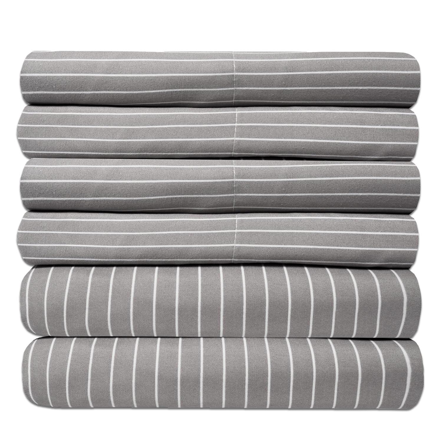 Loft Pin Striped Sheet Set with Bonus Pillowcases