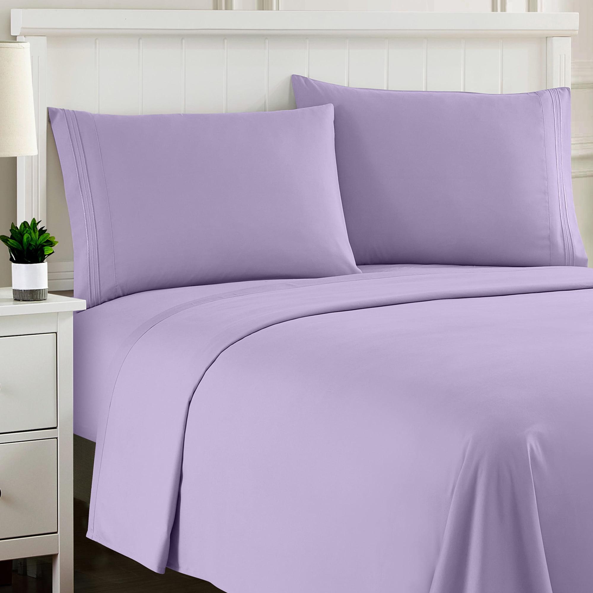 Lilac Queen Deep Pocket Microfiber Sheet Set