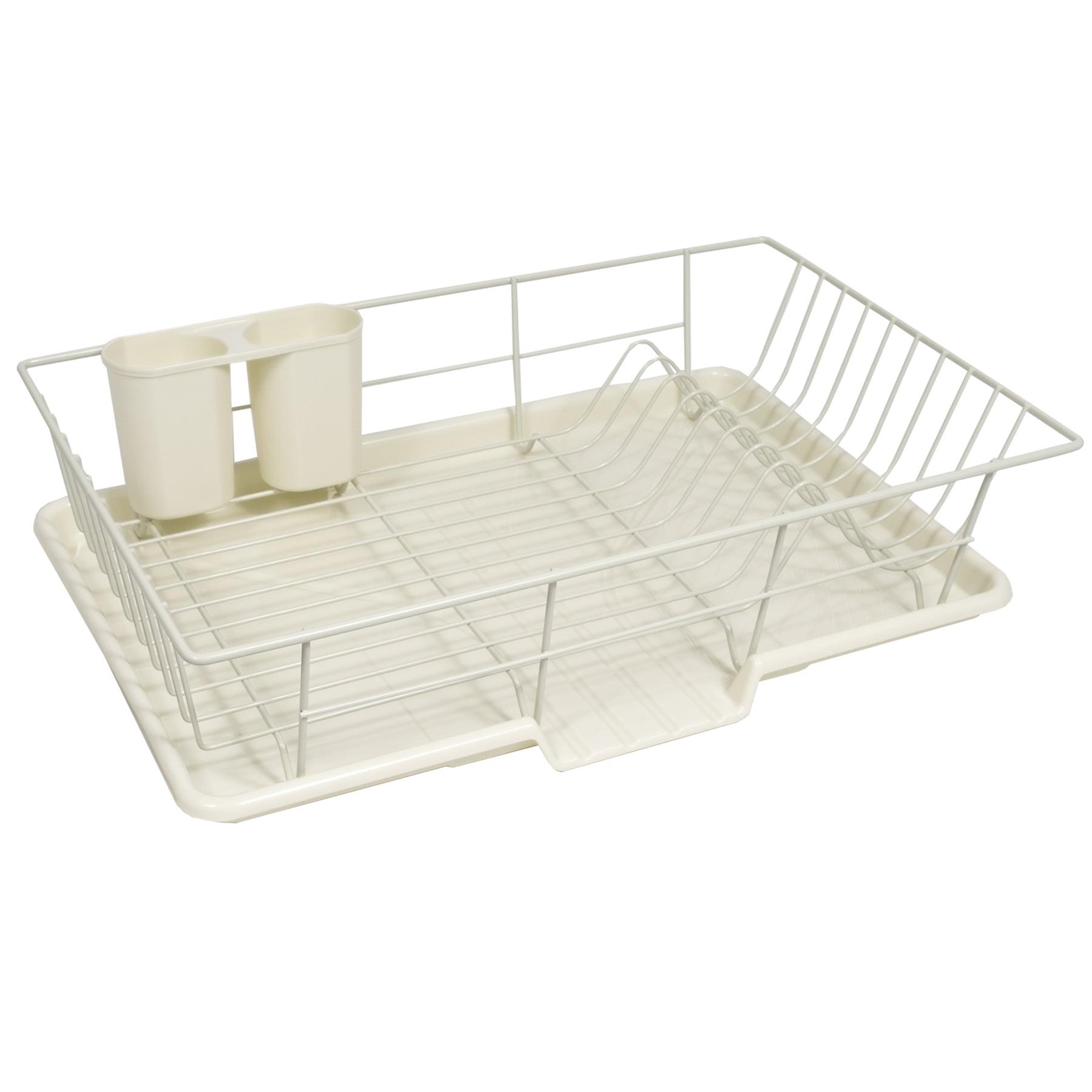 Sweet Home Collection 3-Piece Countertop Dish Rack