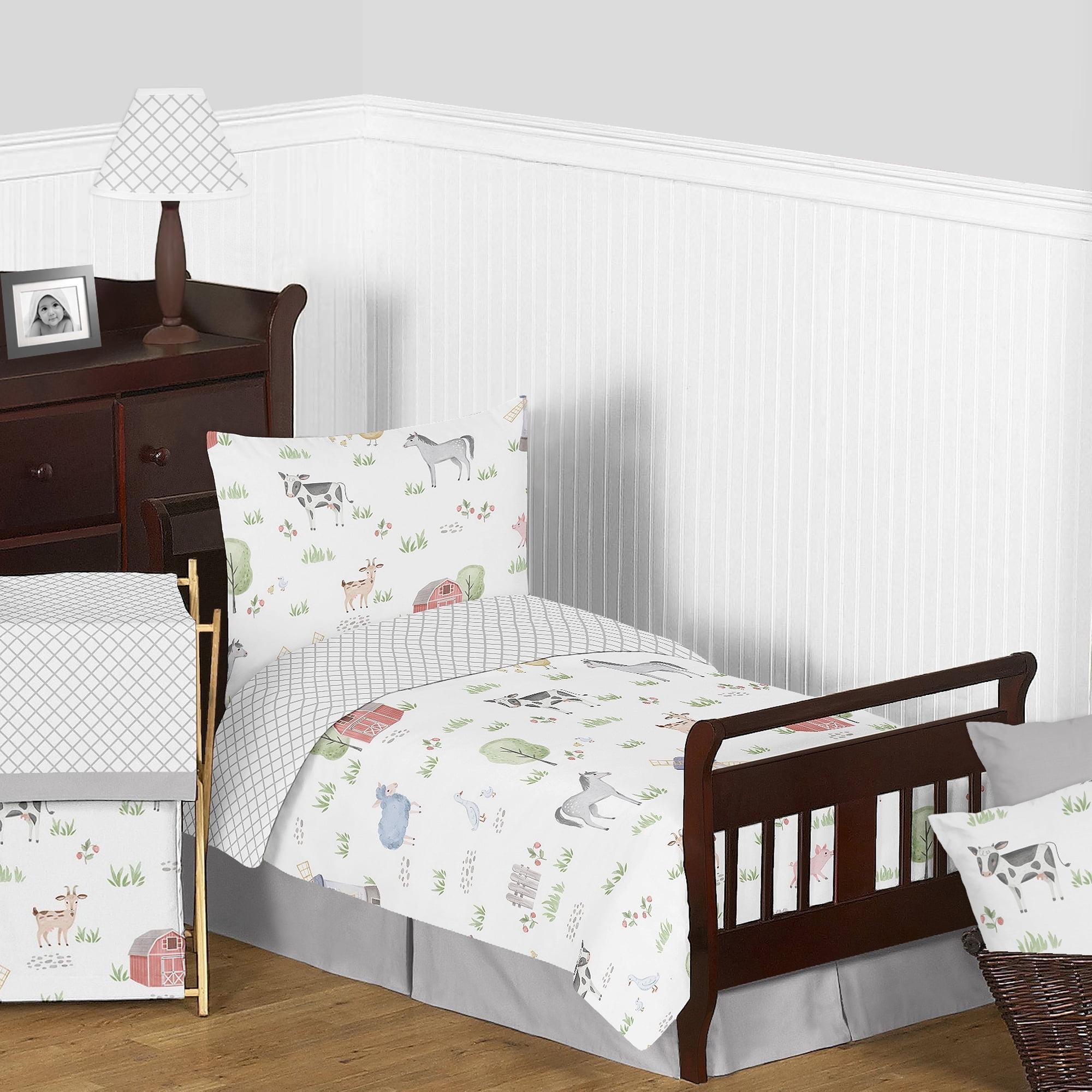 Farm Animals 5 Piece Toddler Bedding Set (Set of 5)