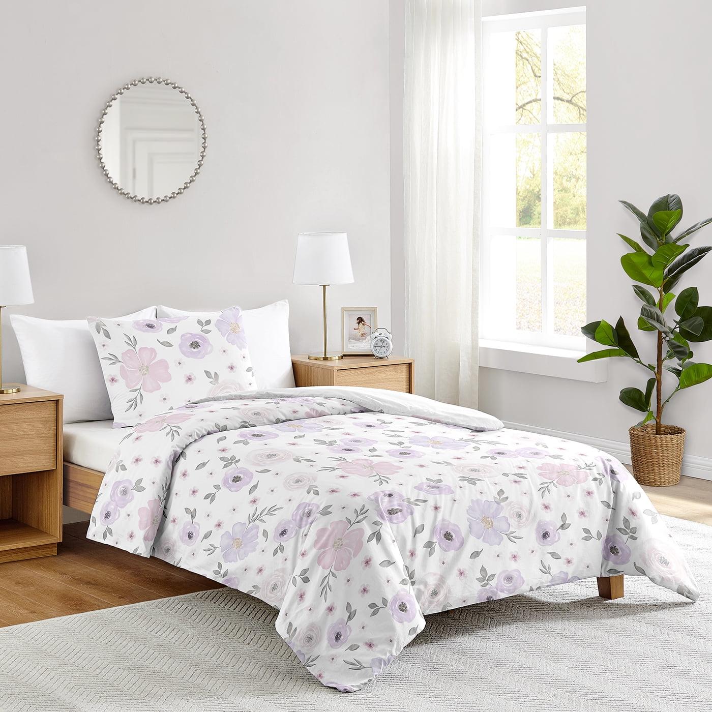 Watercolor Microfiber Comforter Set