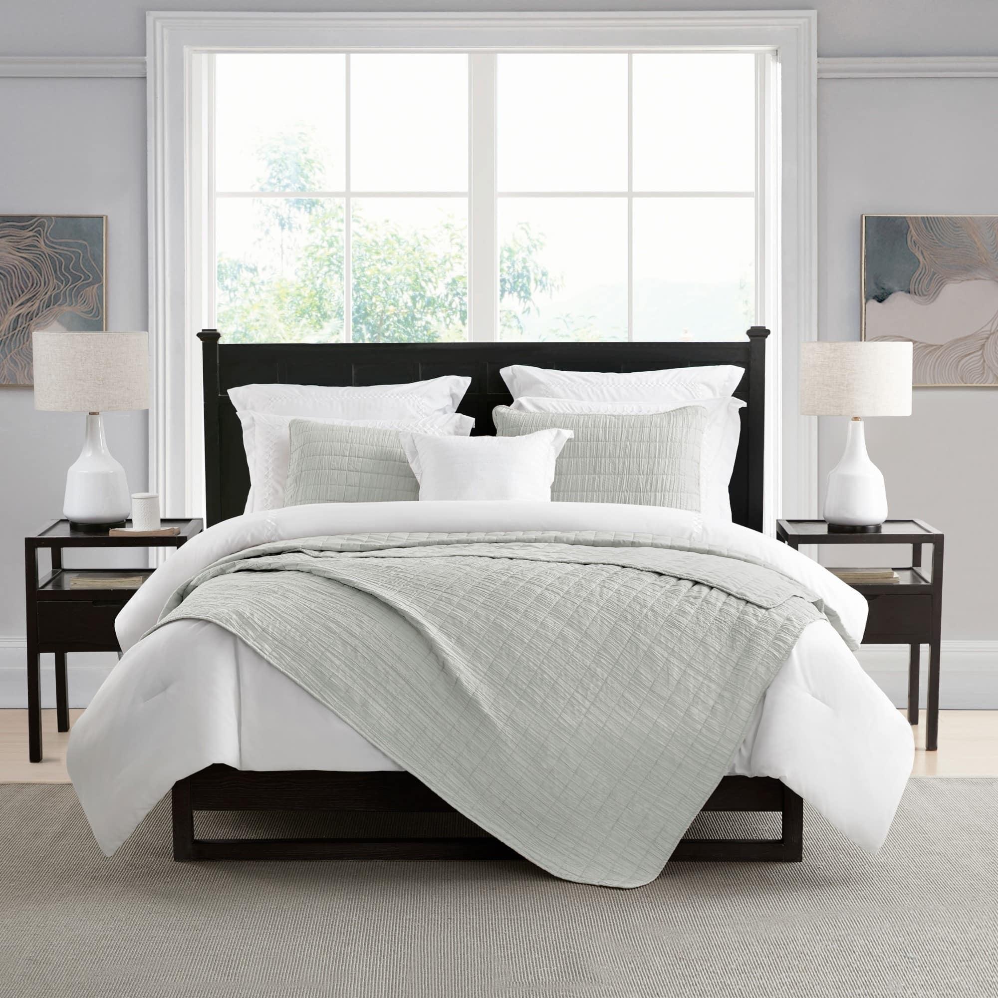 Ultra Soft Crinkle Washed Microfiber 3-Piece Quilt Set