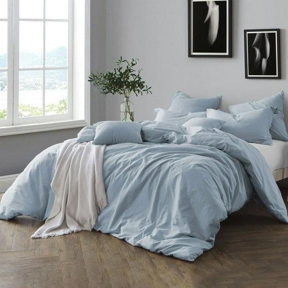 Swift Home 100% Cotton Crinkle Washed Duvet Cover Set