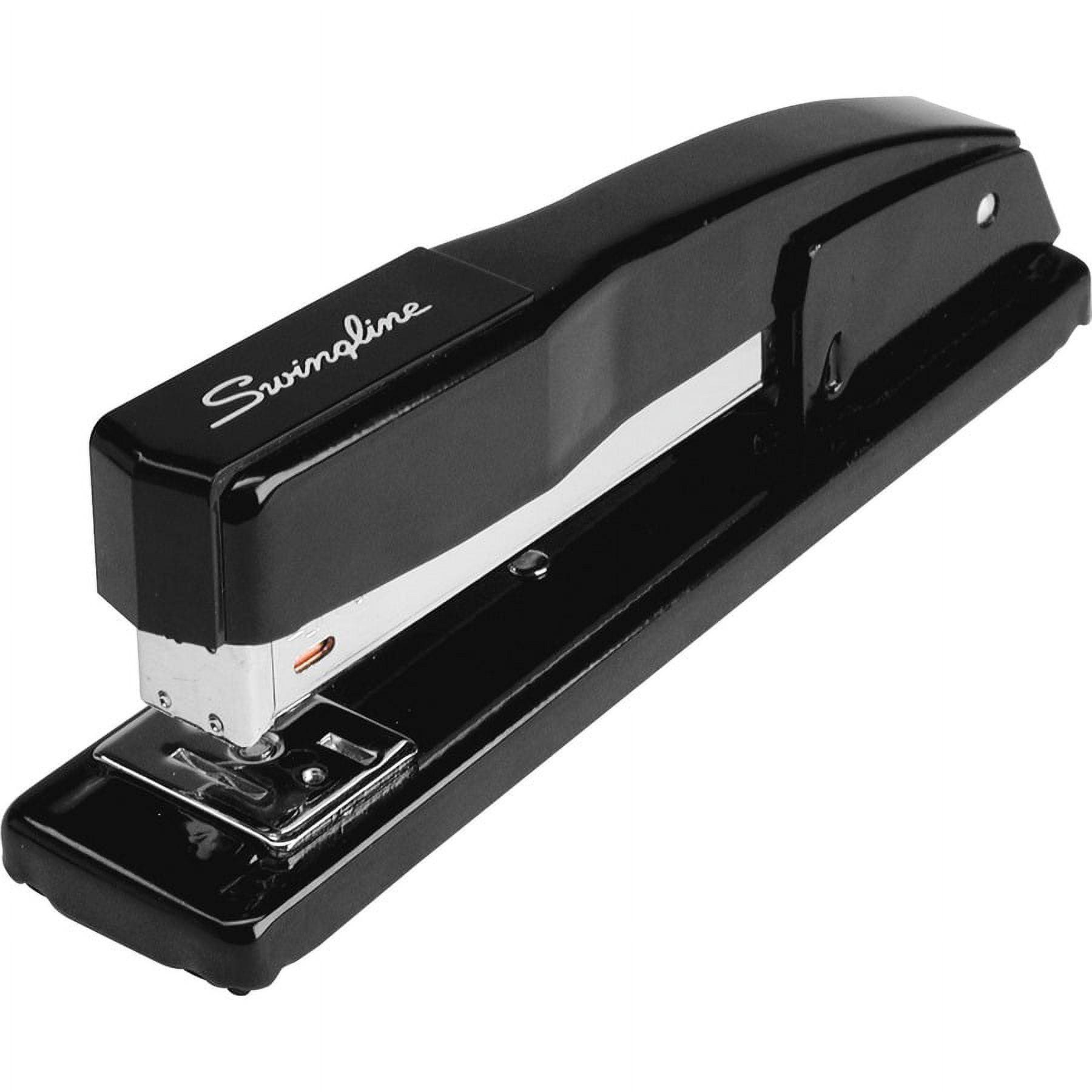 Black Metal Electric Desktop Stapler with Full Strip