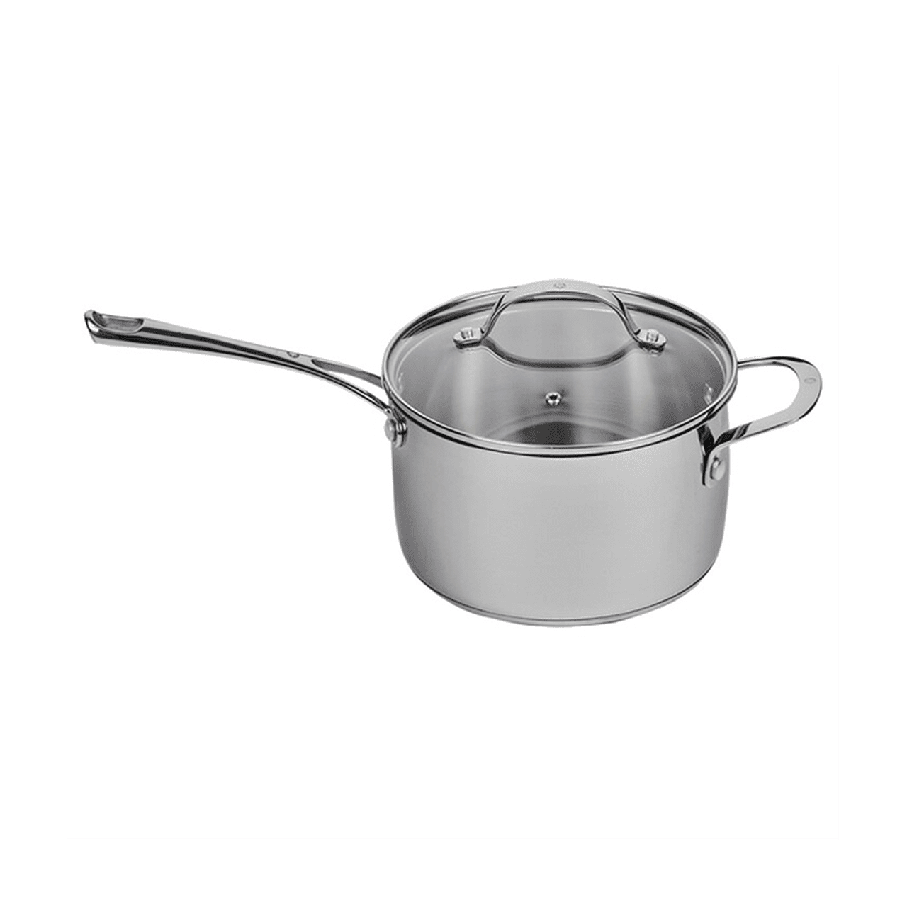 Stainless Steel Non-Stick 2.6 Quart Saucepan with Lid