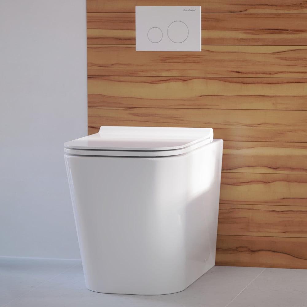 Concorde Dual-Flush Elongated Back to Wall Toilet (Seat Included)