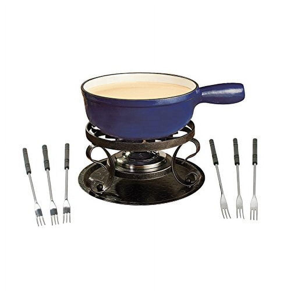 Swissmar Lugano 9 Piece Cast Iron Fondue Set