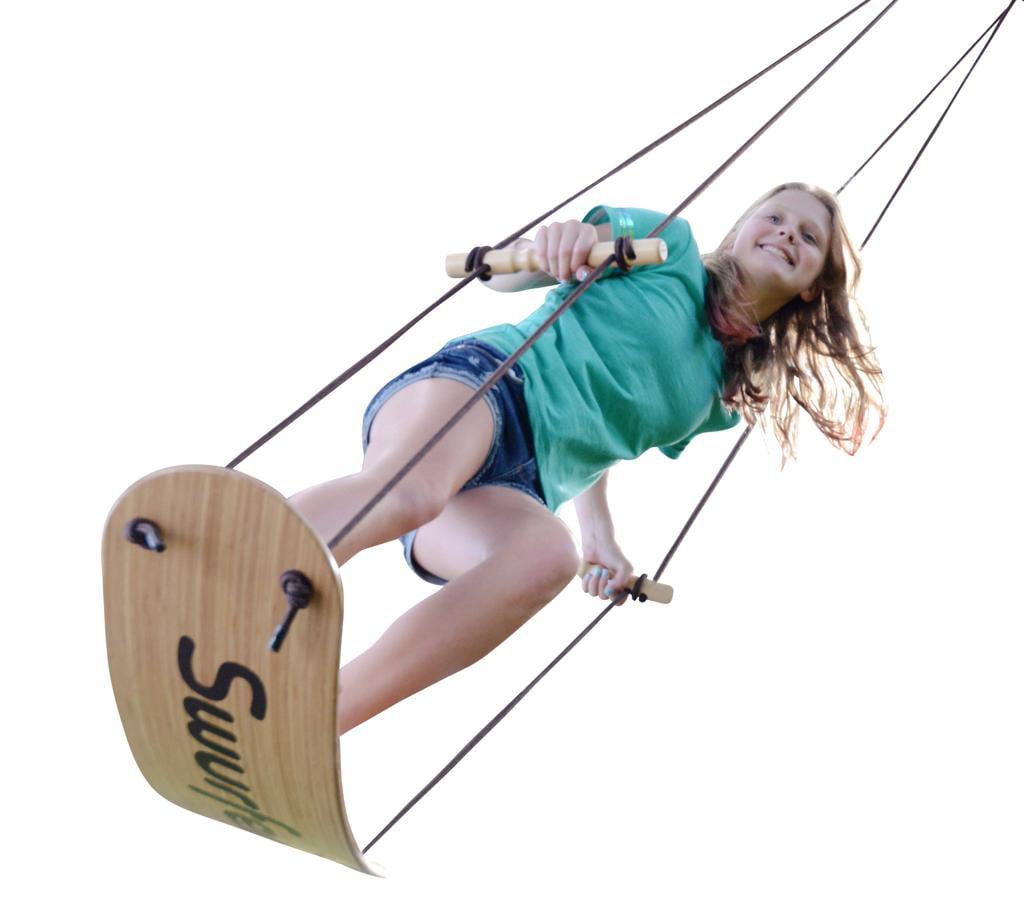 Flybar Swurfer The Original Surf Swing - Bamboo