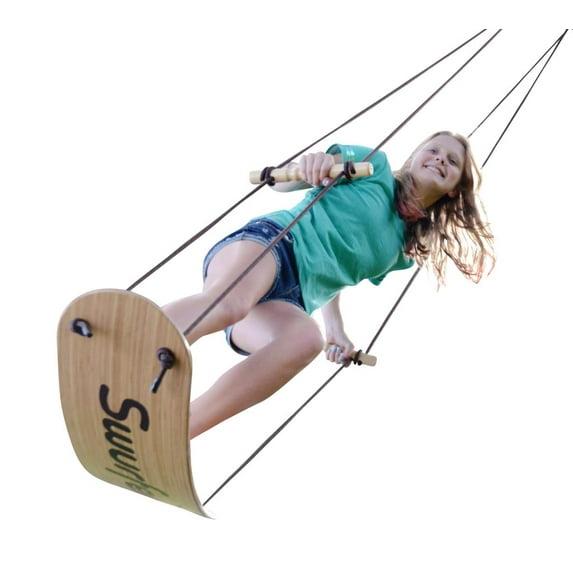 Flybar Swurfer The Original Surf Swing - Bamboo