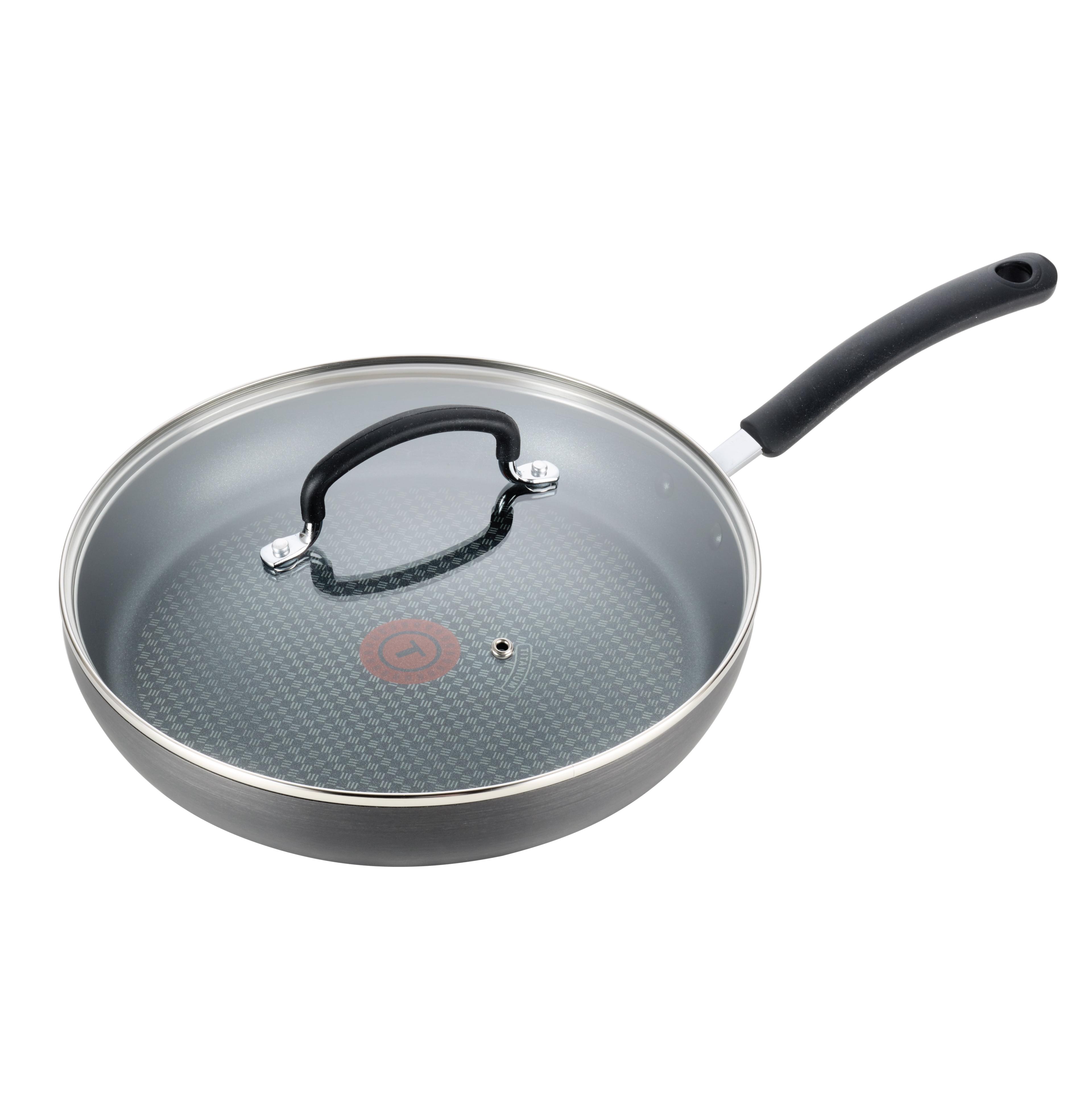 T-fal 12" Hard Anodized Nonstick Fry Pan with Lid