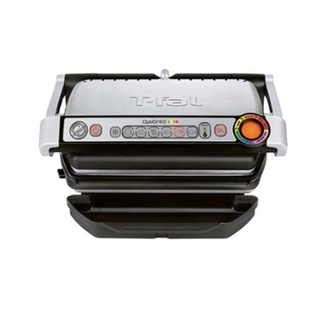 T-fal T-Fal Gc712D54 Stainless Steel Optigrill Plus Grill With Automatic Sensor Cooking Electric Grill- Blemished Packaging With 1 Year Manufacturer Warranty (Refurbished)