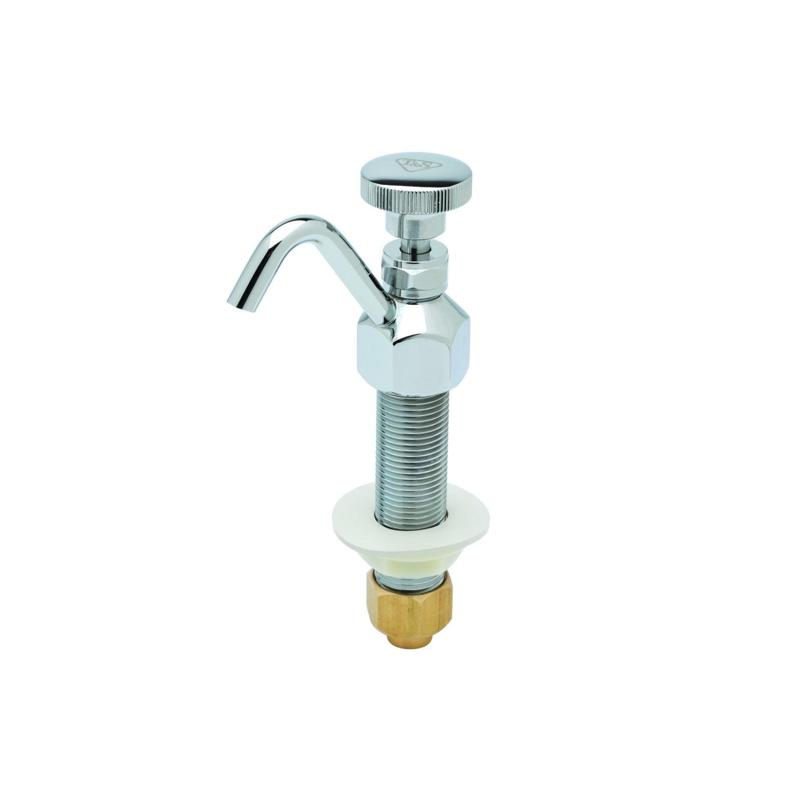 Polished Chrome Brass Dipperwell Faucet with Flow Control