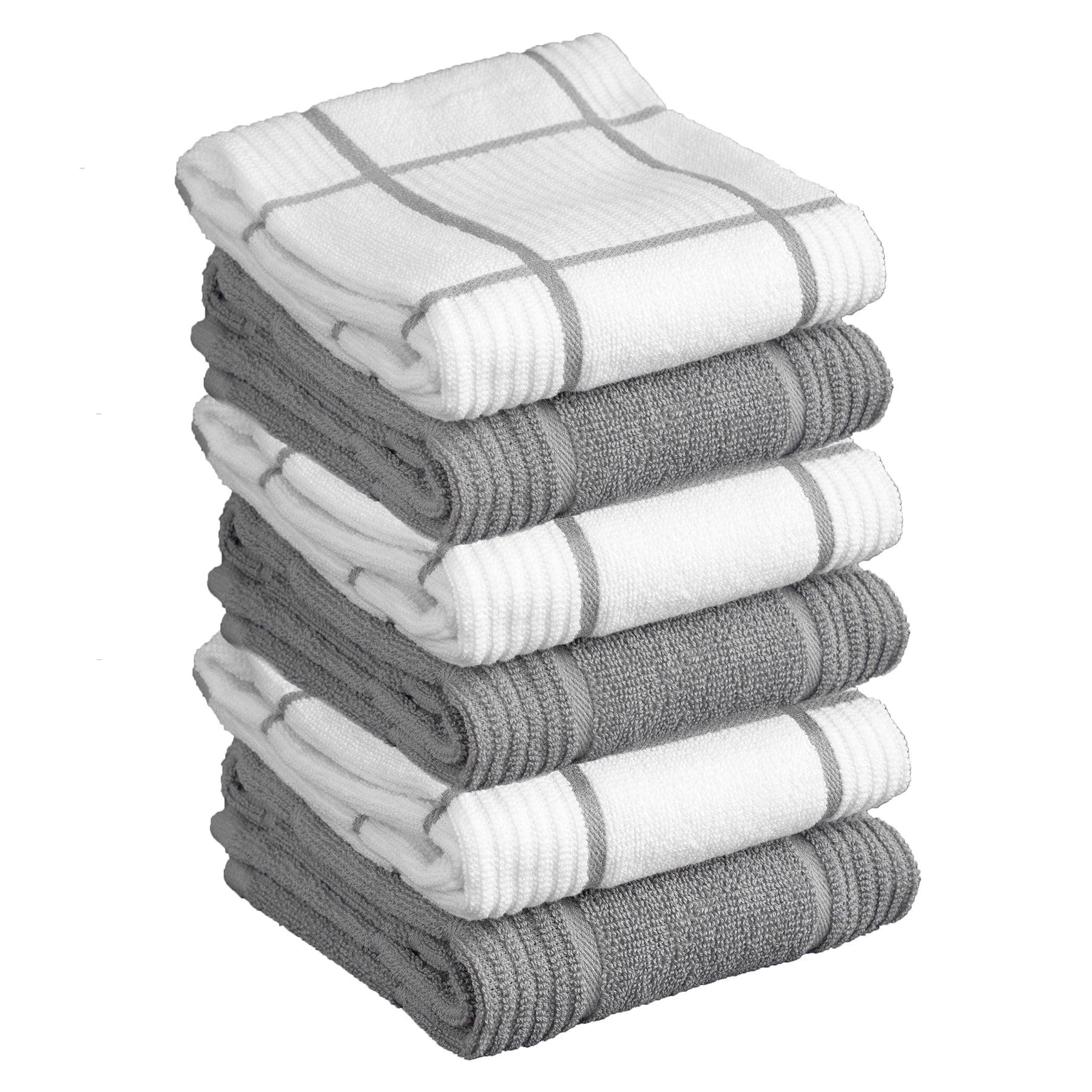 T-fal Solid and Check Dish Cloth