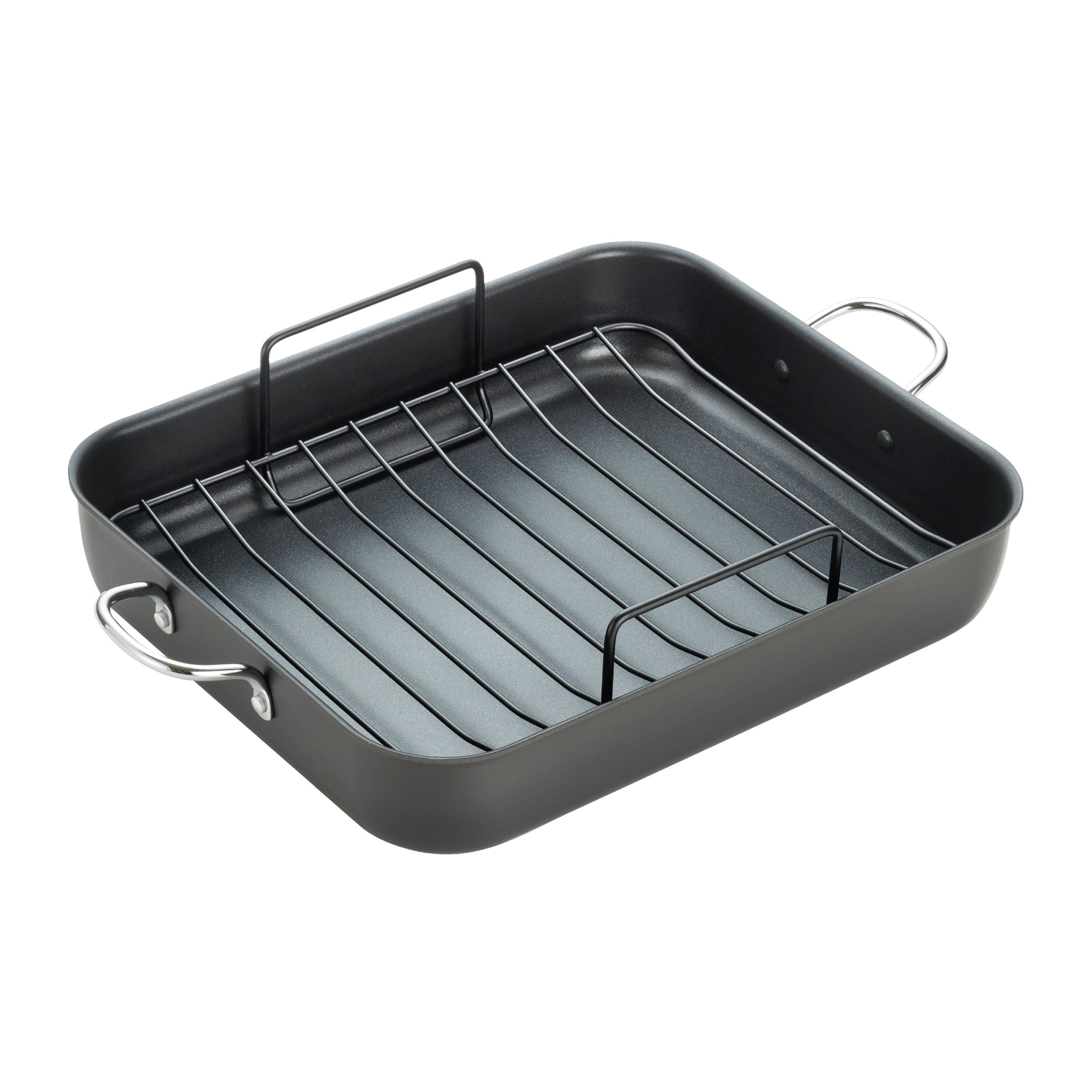 T-fal 14 in. Non-Stick Hard Anodized Aluminum Roasting Pan
