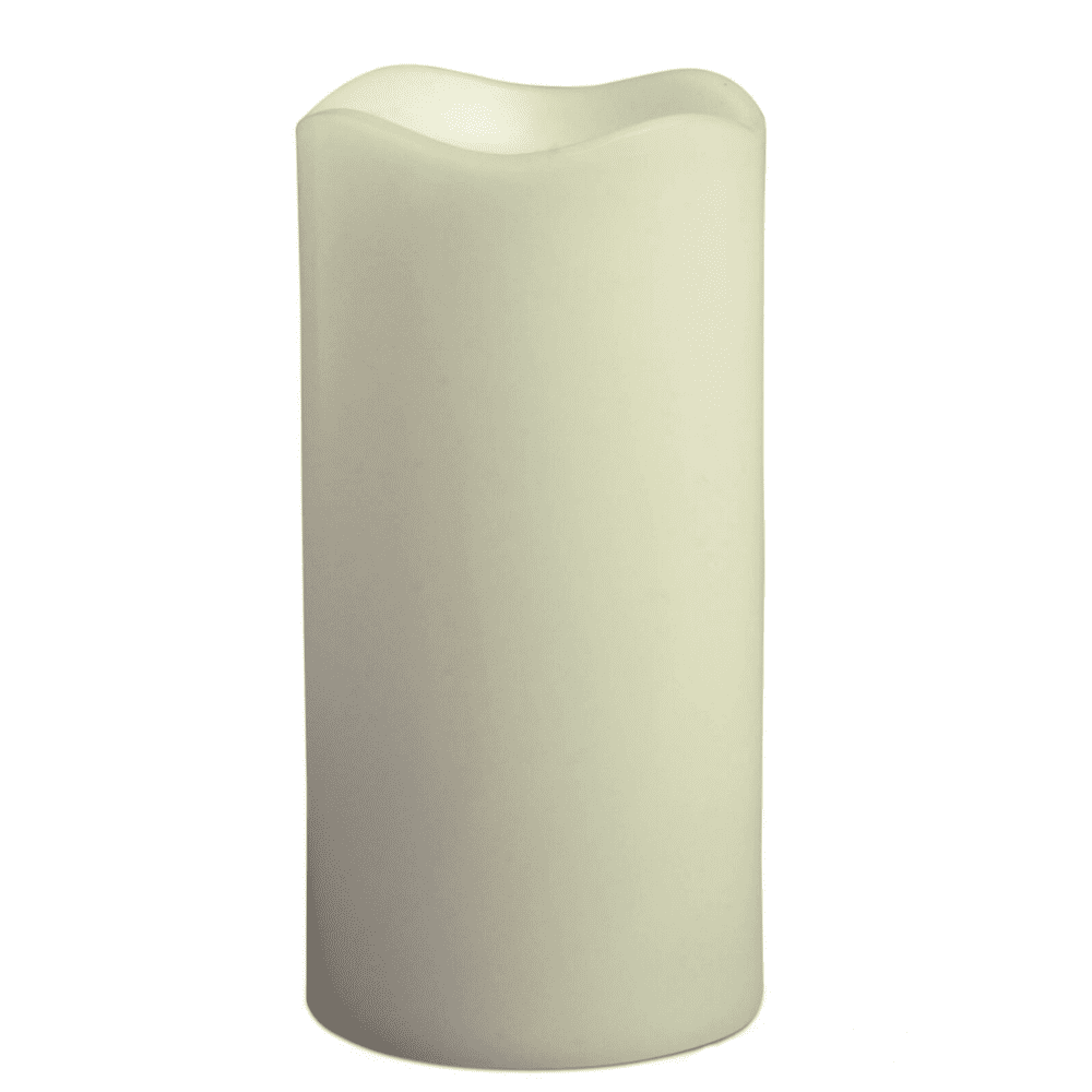 Ivory Flameless LED Pillar Candle 11"x7"x10"