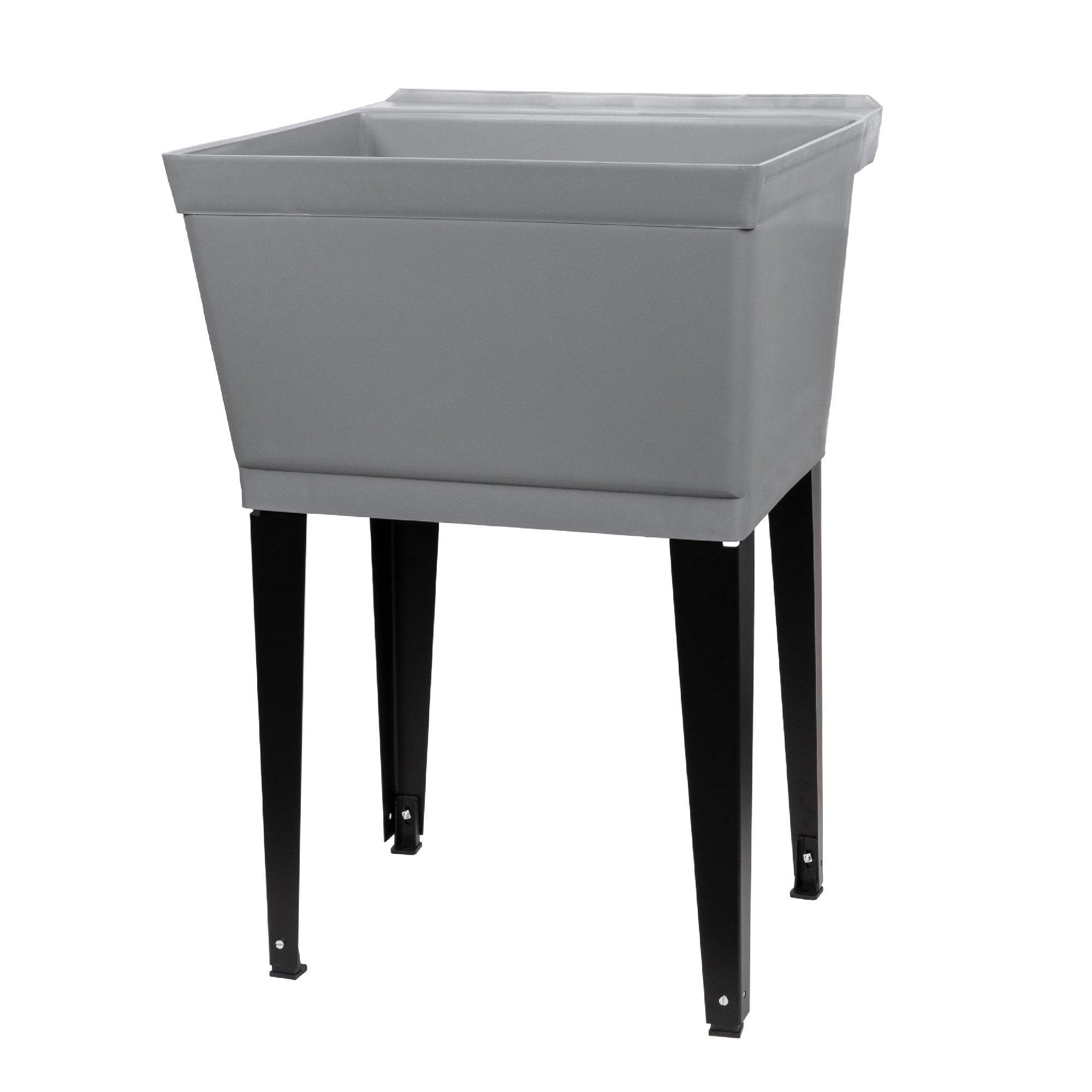 23.5'' L x 23.5'' W Free Standing Laundry Sink