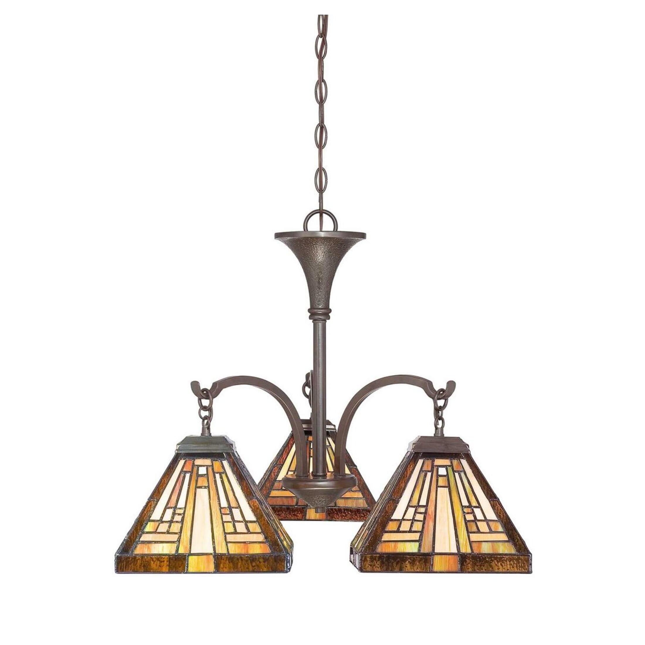 Quoizel Lighting Stephen 3 - Light Chandelier in  Vintage Bronze