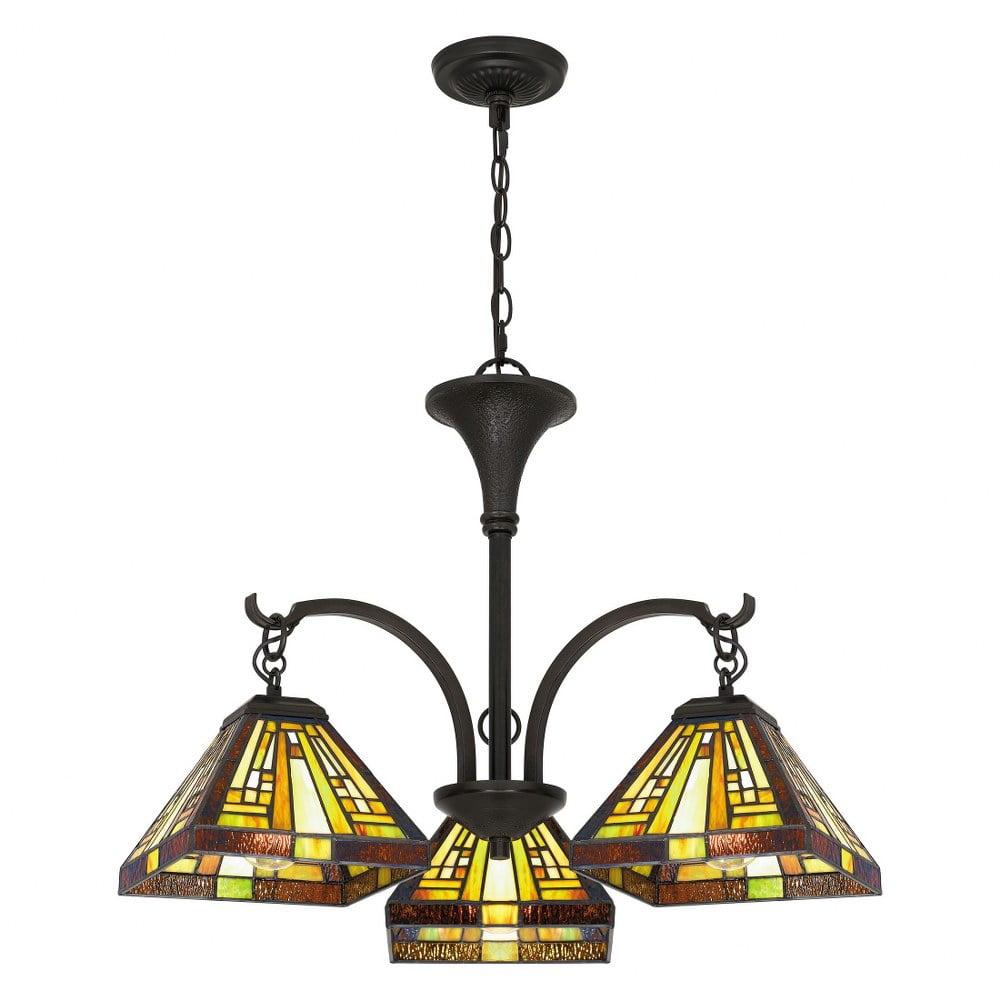 Quoizel Lighting Stephen 3 - Light Chandelier in  Vintage Bronze