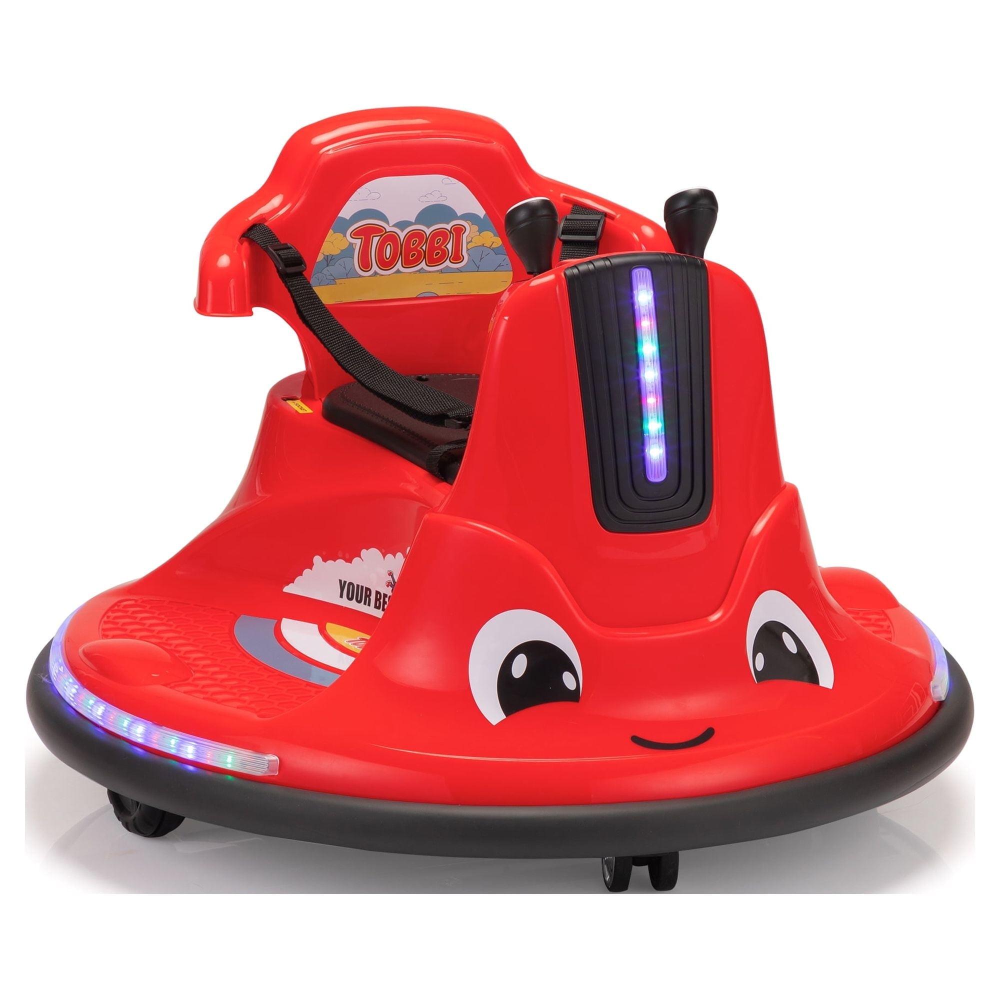 Red 12V Kids Electric Bumper Car with Remote Control