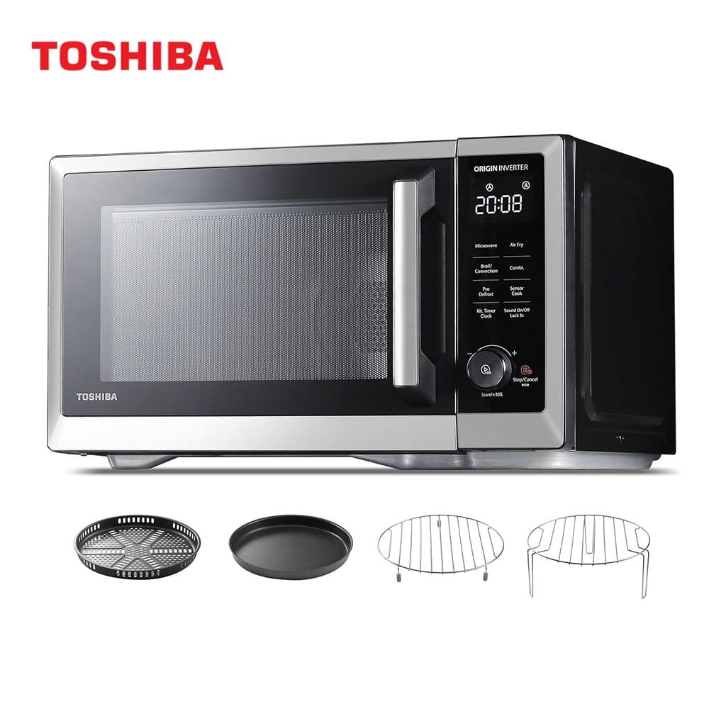 Toshiba 7-in-1 Countertop Microwave Air Fryer Inverter Technology Convection Microwave Smart Sensor