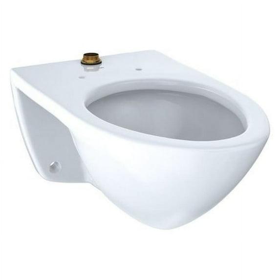 TOTO CT708U#01 1.0 gpf, Flush Valve, Wall Mount, Elongated, Toilet Bowl, White