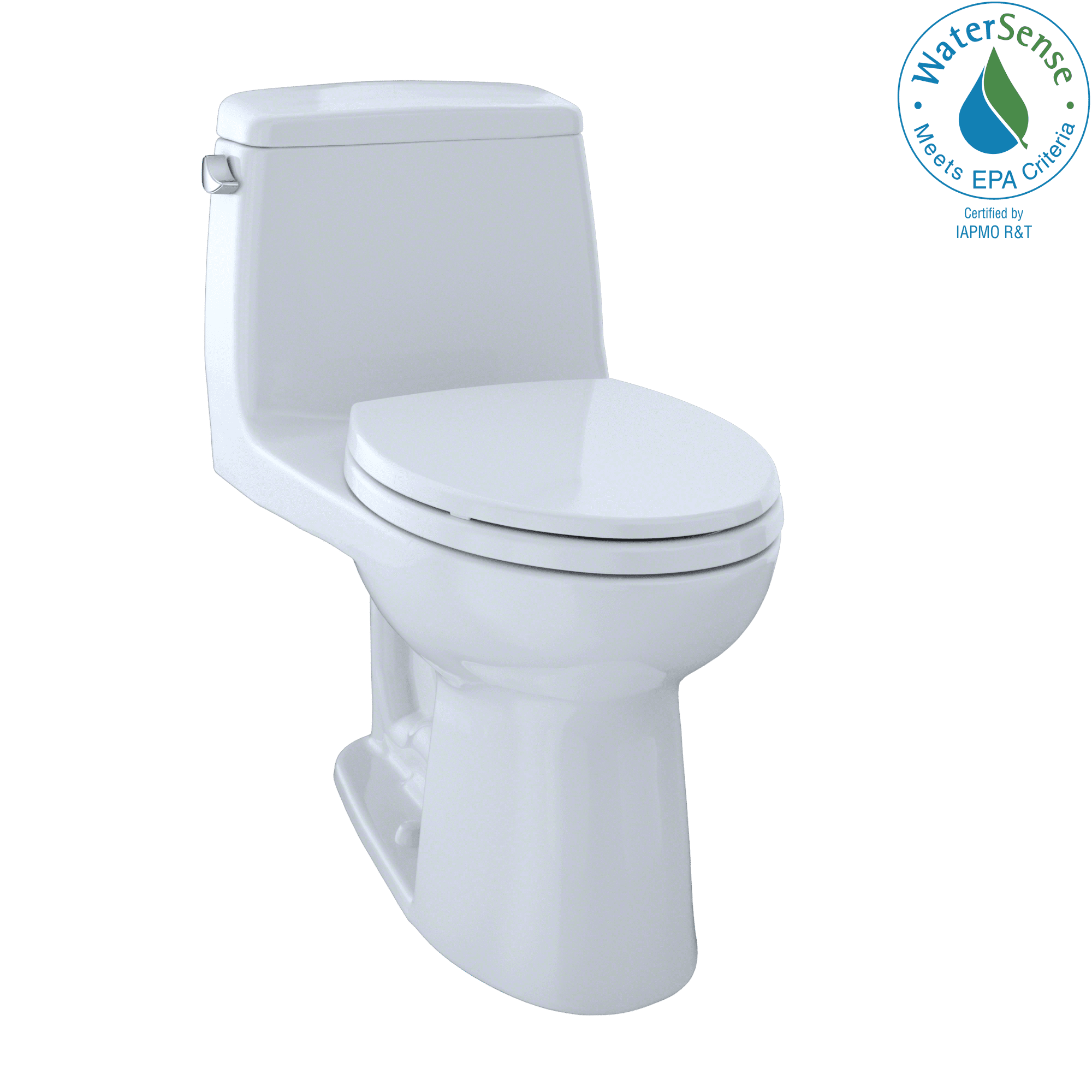 TOTO® Eco UltraMax® One-Piece Elongated 1.28 GPF Toilet with CEFIONTECT, Cotton White MS854114EG#01