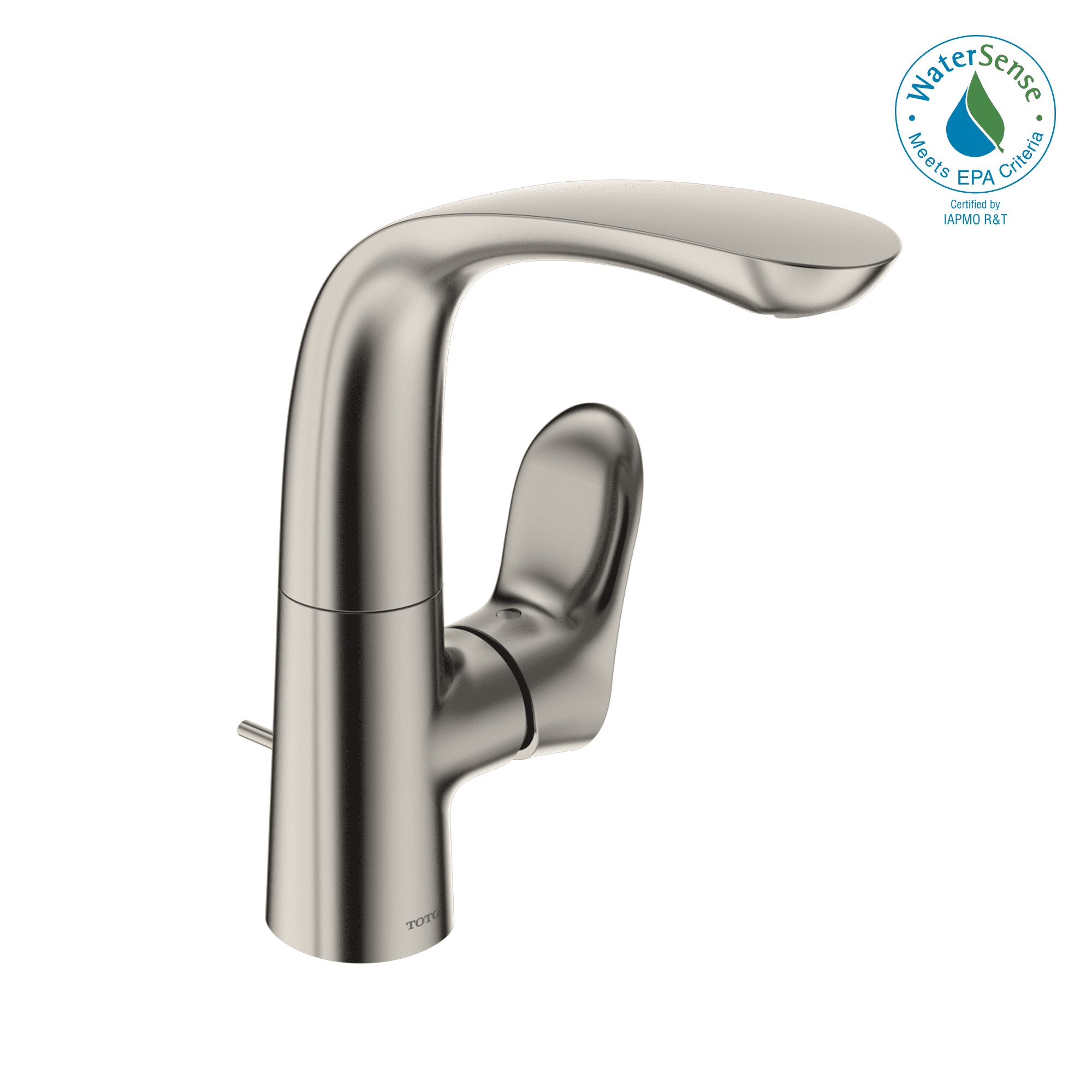 Single Hole Bathroom Faucet with Drain Assembly and Comfort Glide Technology