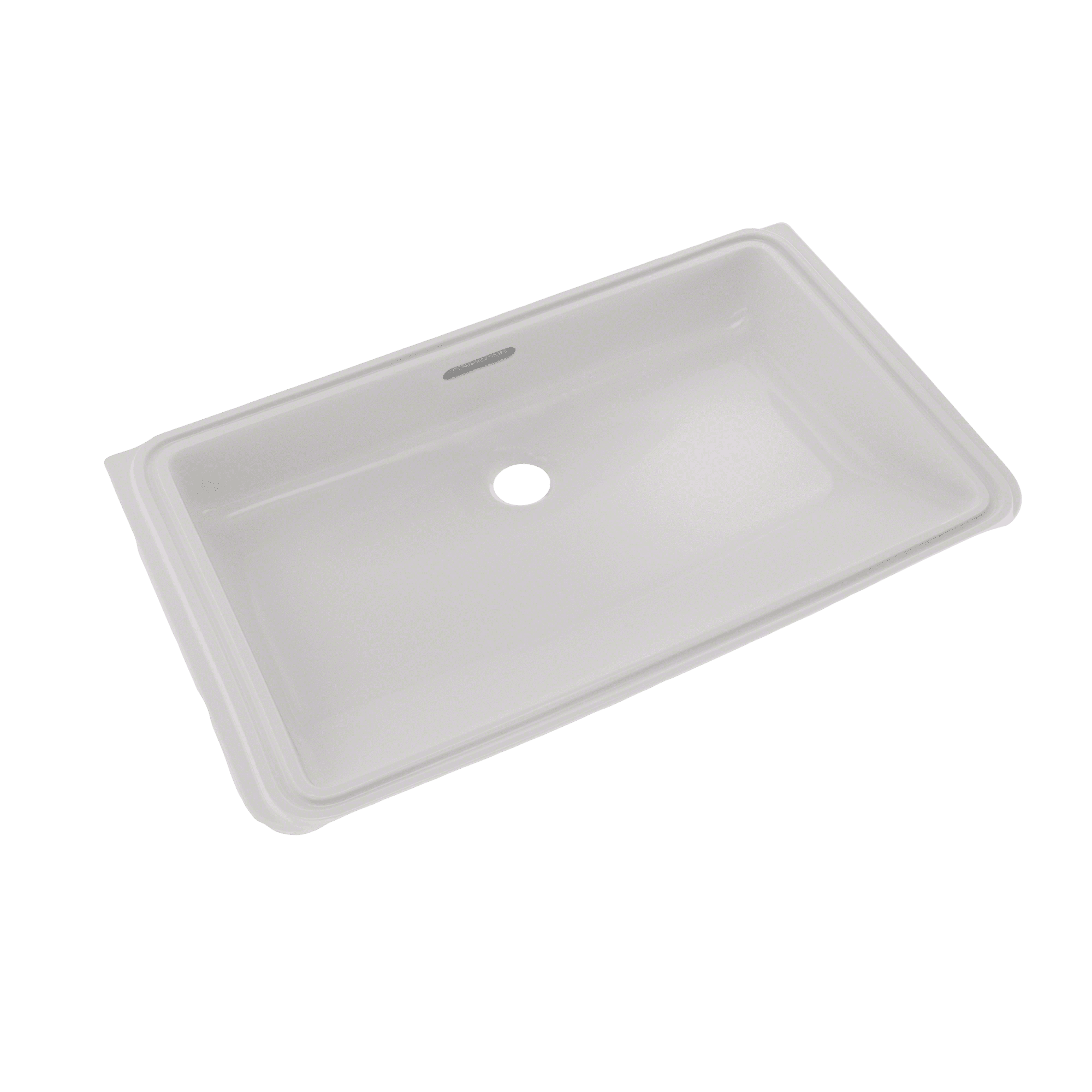 Modern Colonial White Ceramic Undermount Bathroom Sink